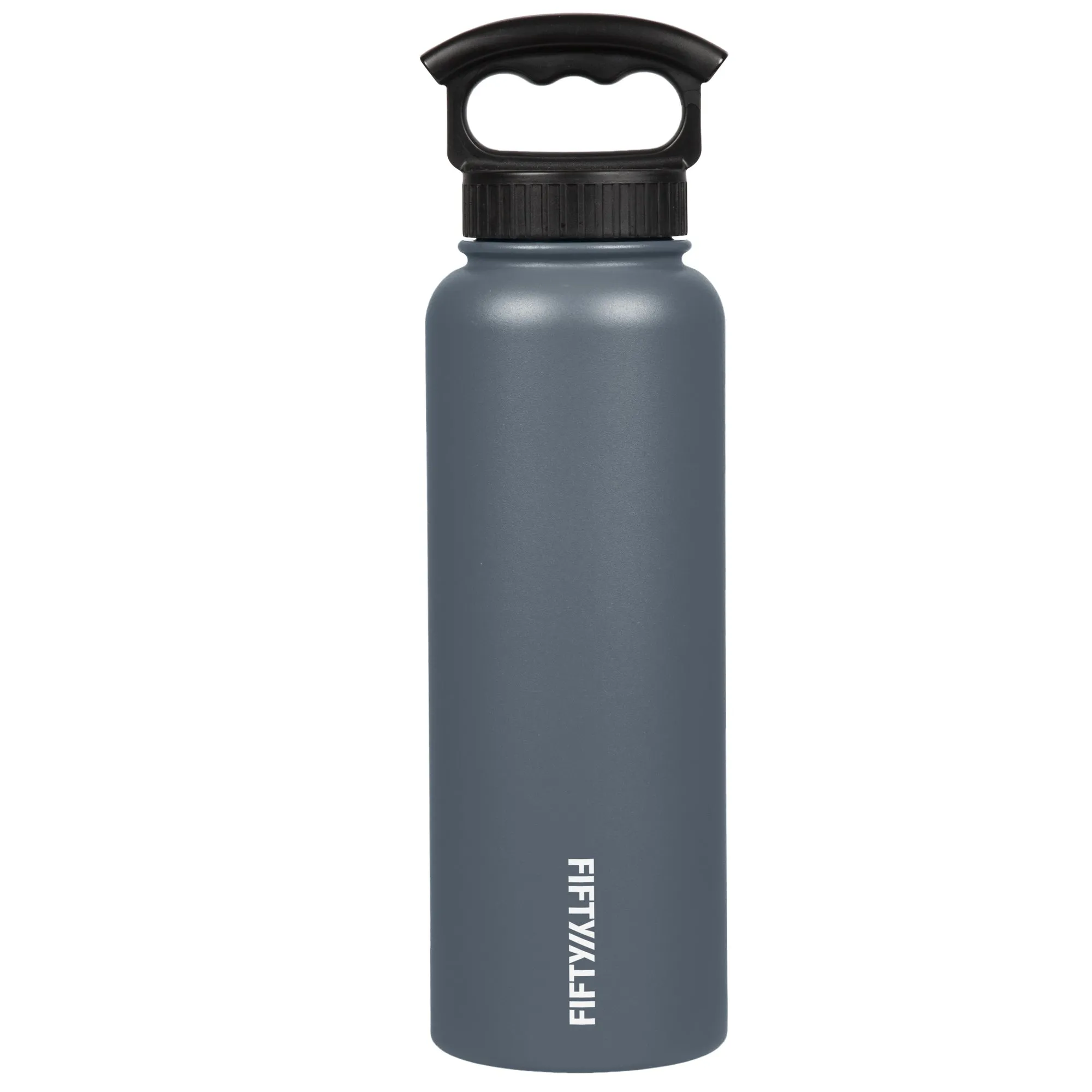 40oz Insulated Bottle with Wide Mouth 3-Finger Lid