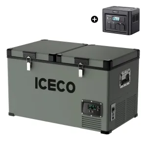 63.4QT VL60 Dual Zone with PB1000 Power Station & Cover | ICECO