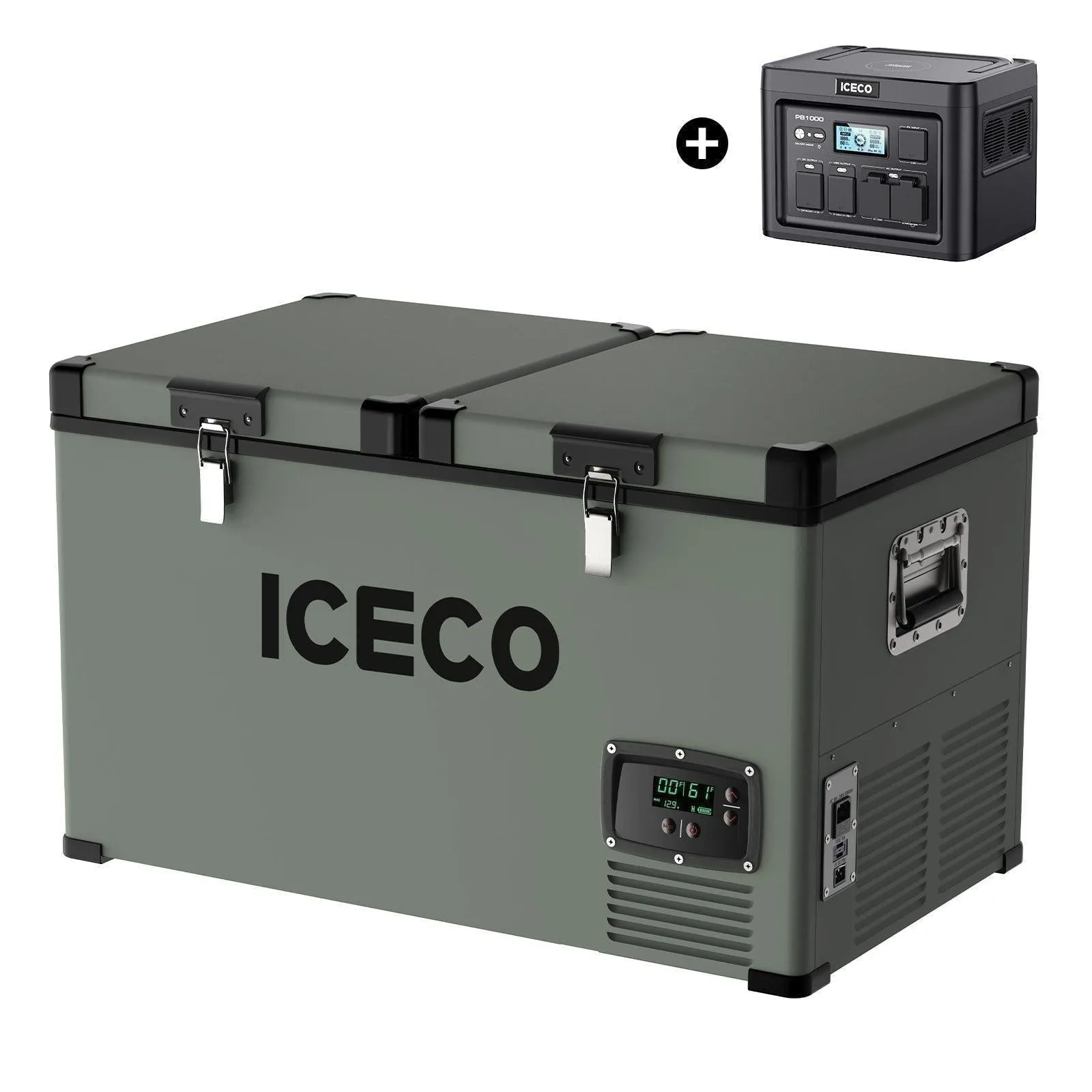 63.4QT VL60 Dual Zone with PB1000 Power Station & Cover | ICECO
