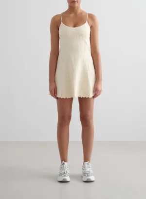 Almond White Tulip Dress