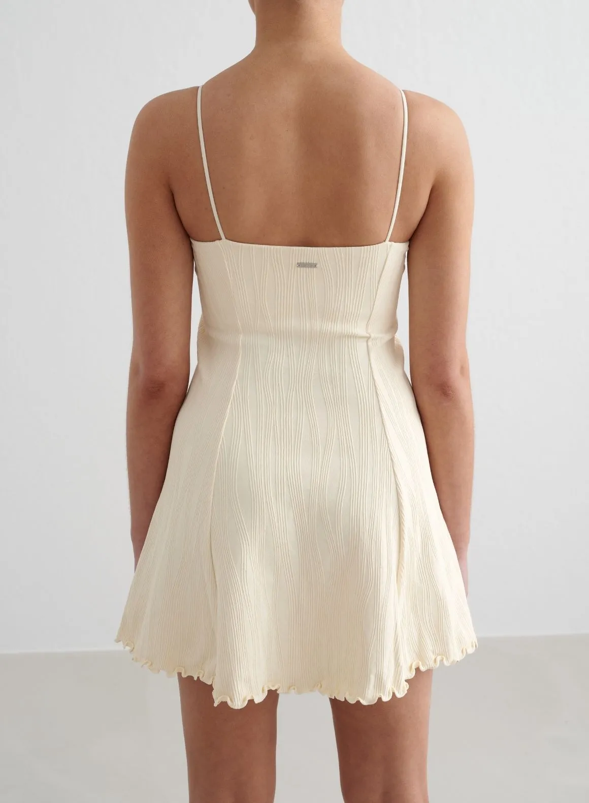 Almond White Tulip Dress