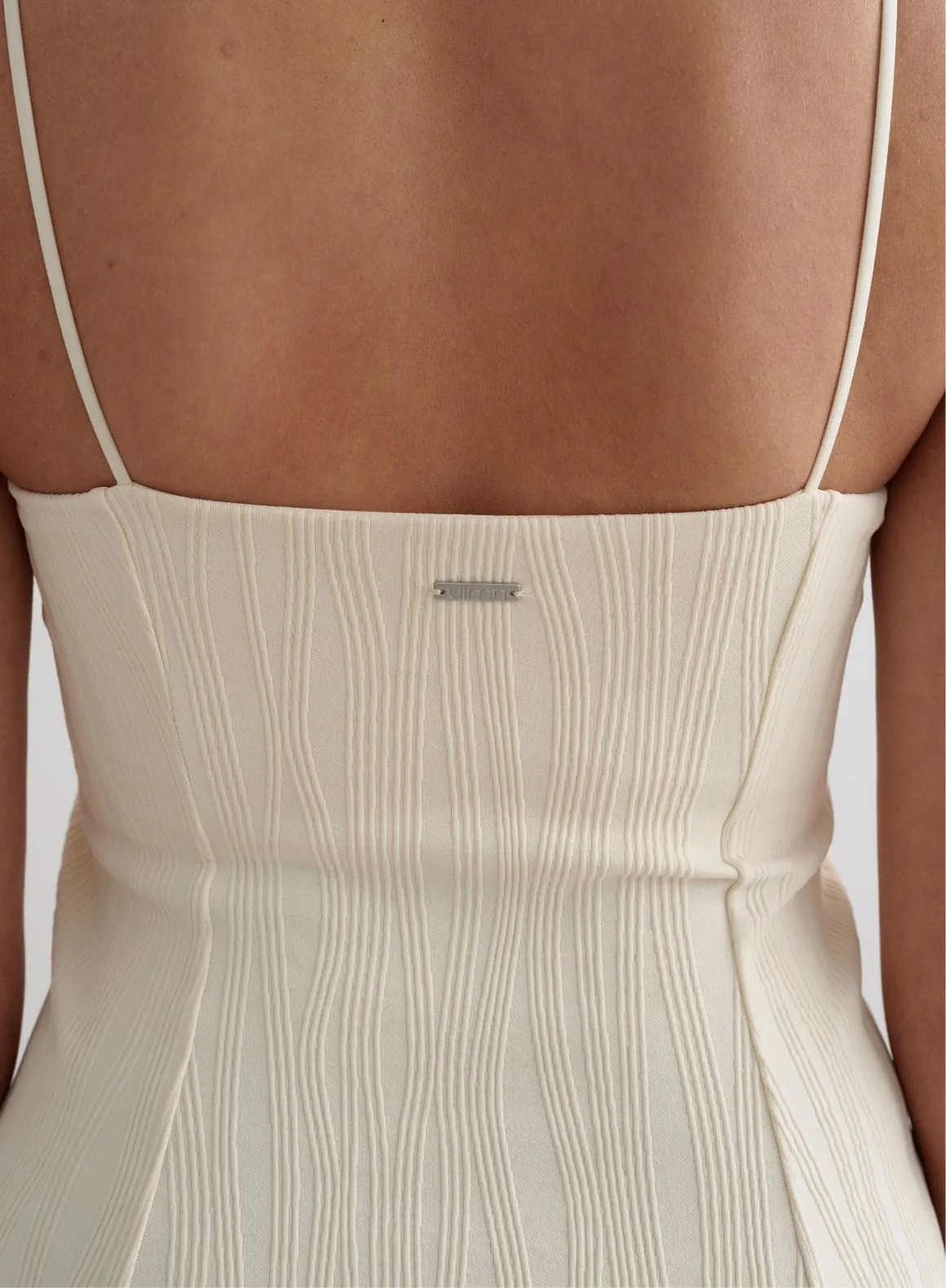 Almond White Tulip Dress