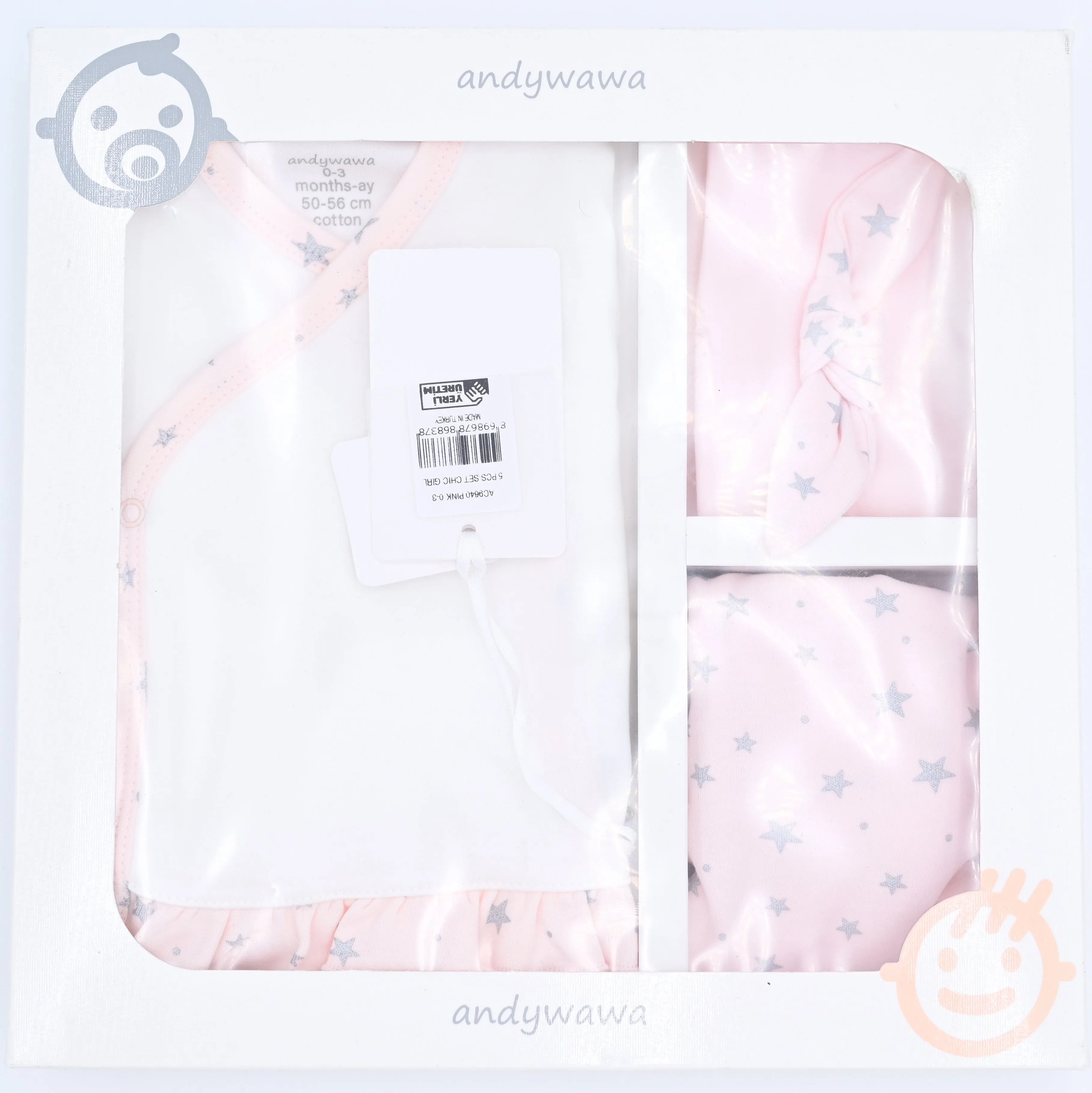 Andy Wawa-AC9640--PINK-5 PCS SET CHIC GIRL