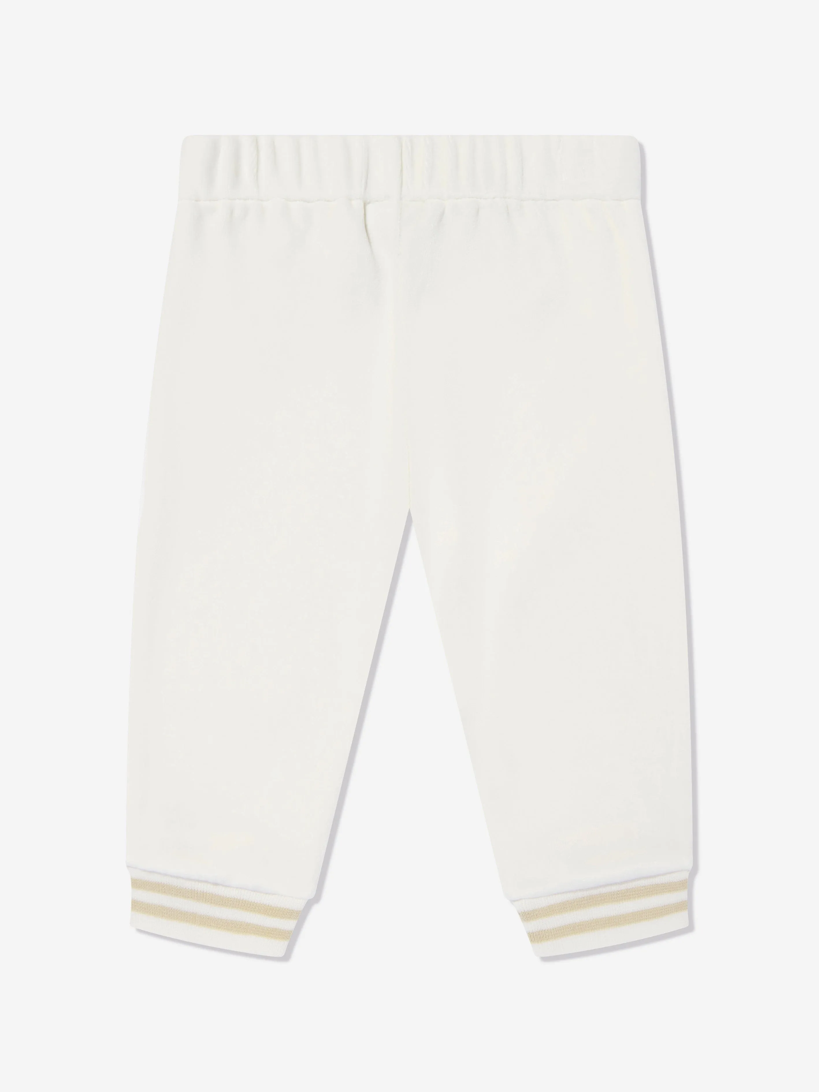 Baby Chenille Logo Joggers in White