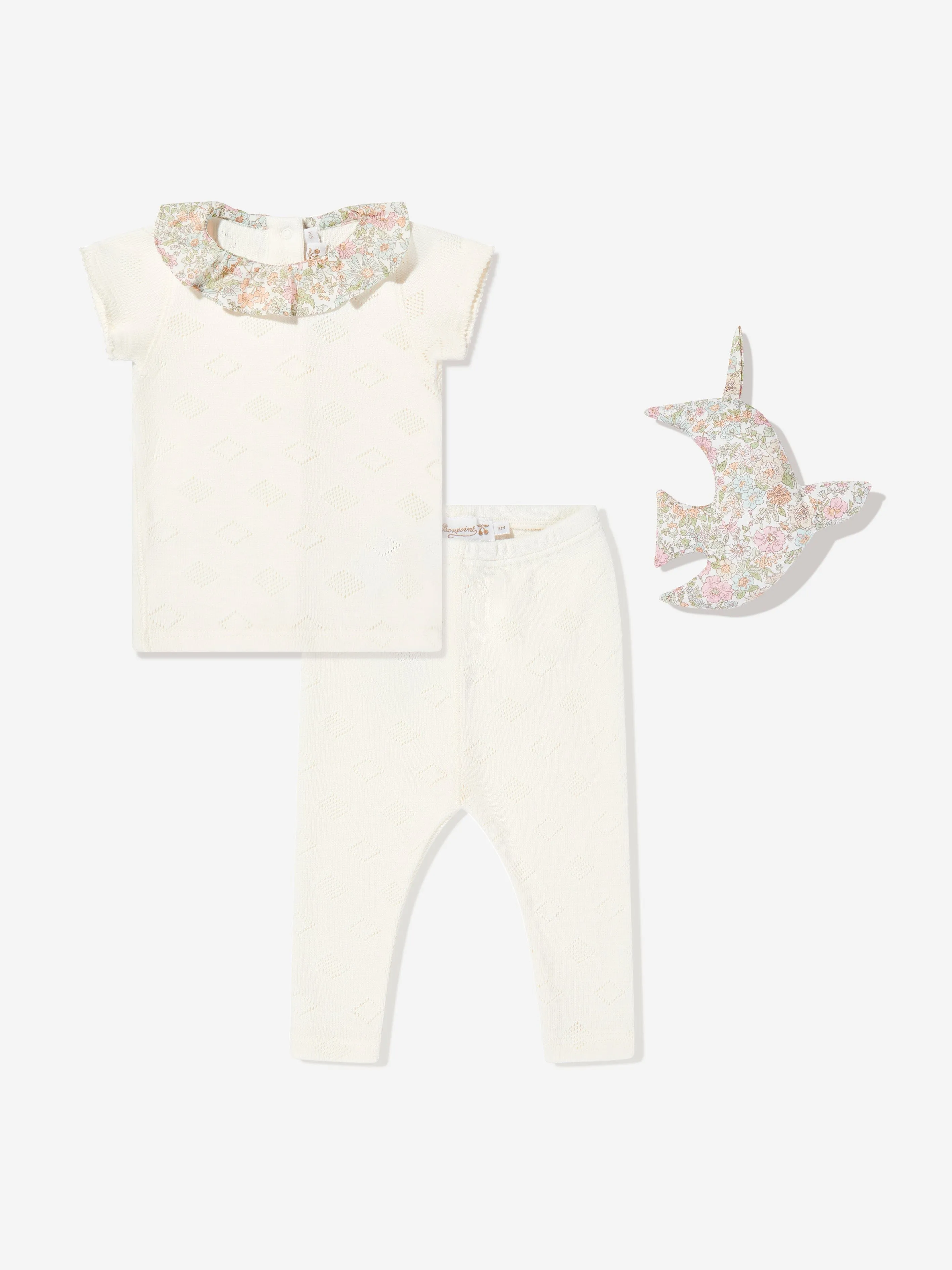 Baby Girls Daisie Gift Set in Ivory