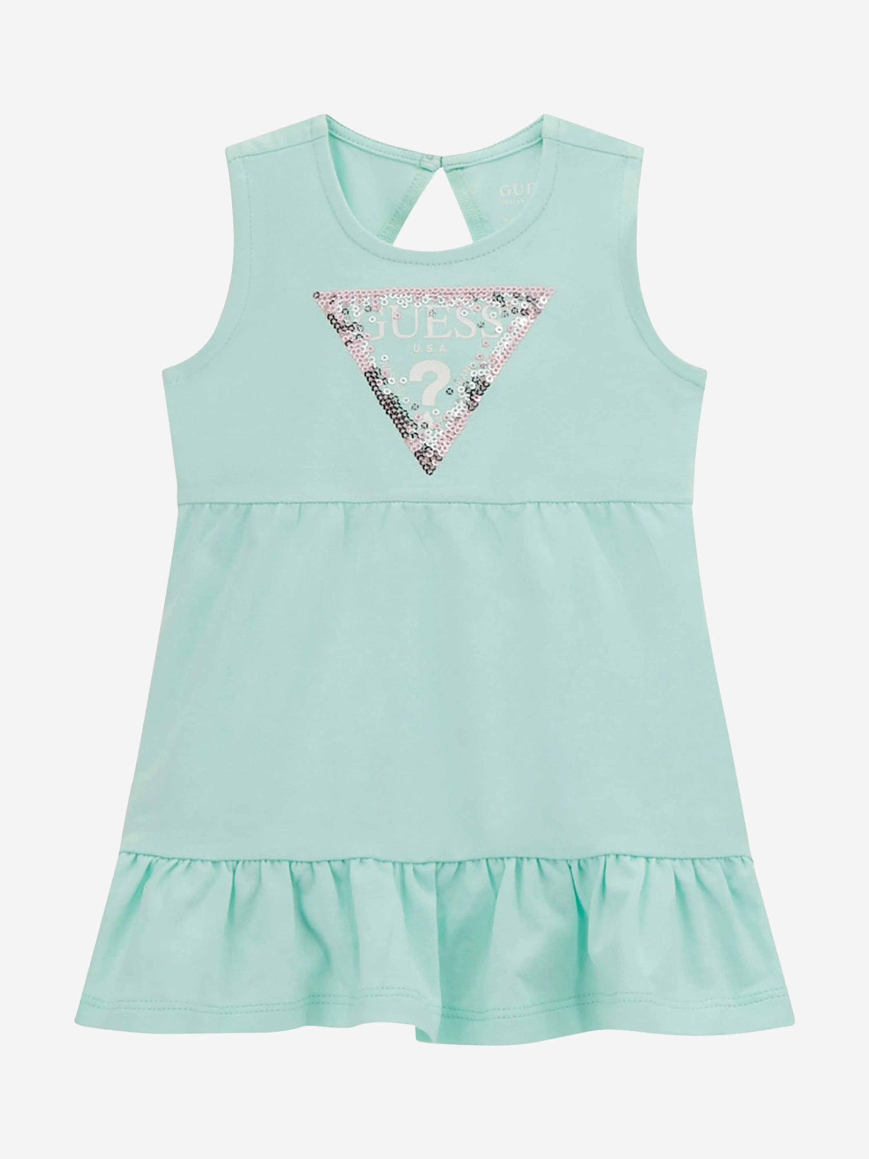 Baby Girls Dress with Knickers in Green