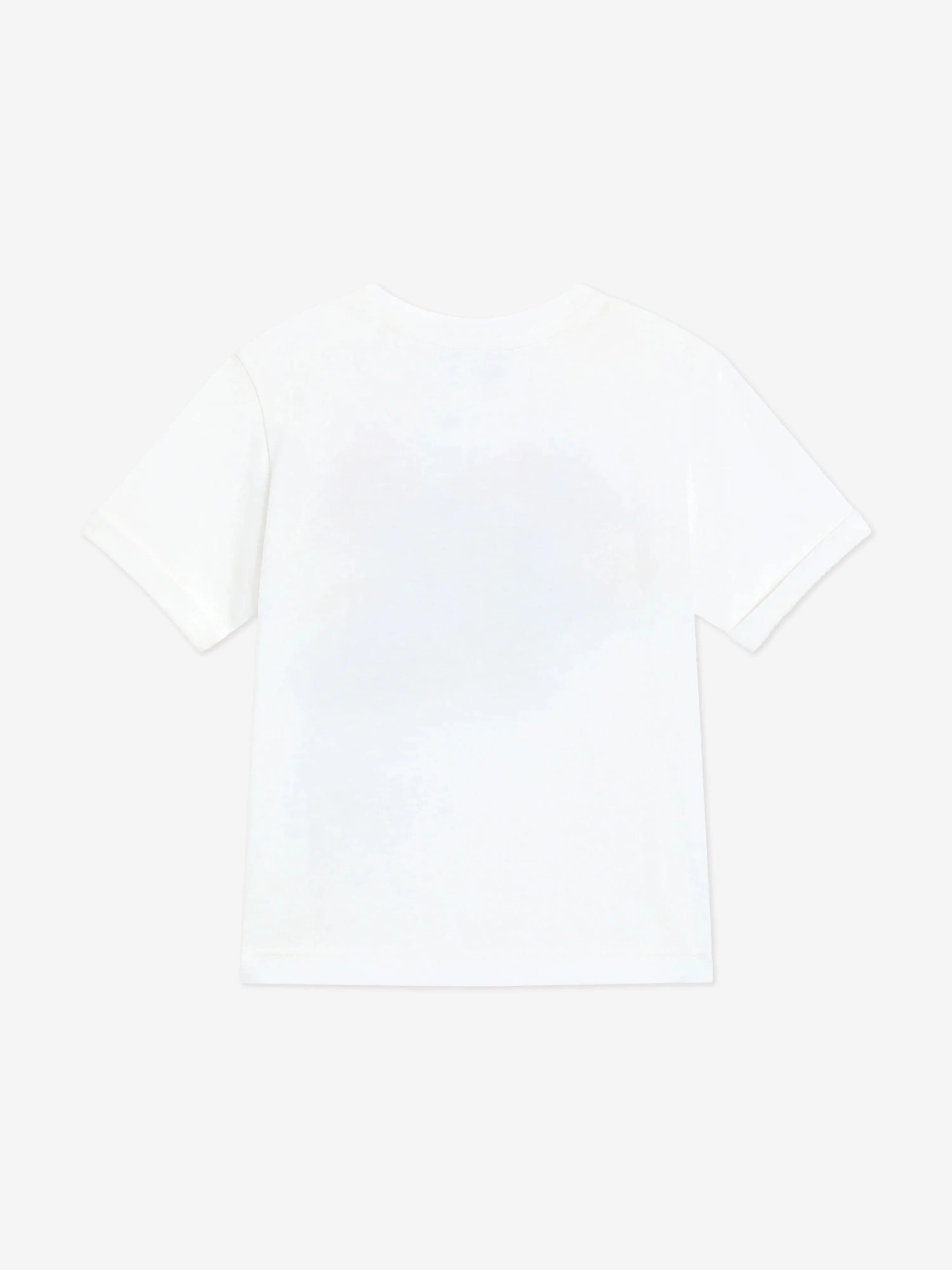 Baby Girls Floral Logo T-Shirt in White