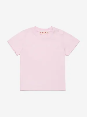 Baby Girls Logo T-Shirt in Pink
