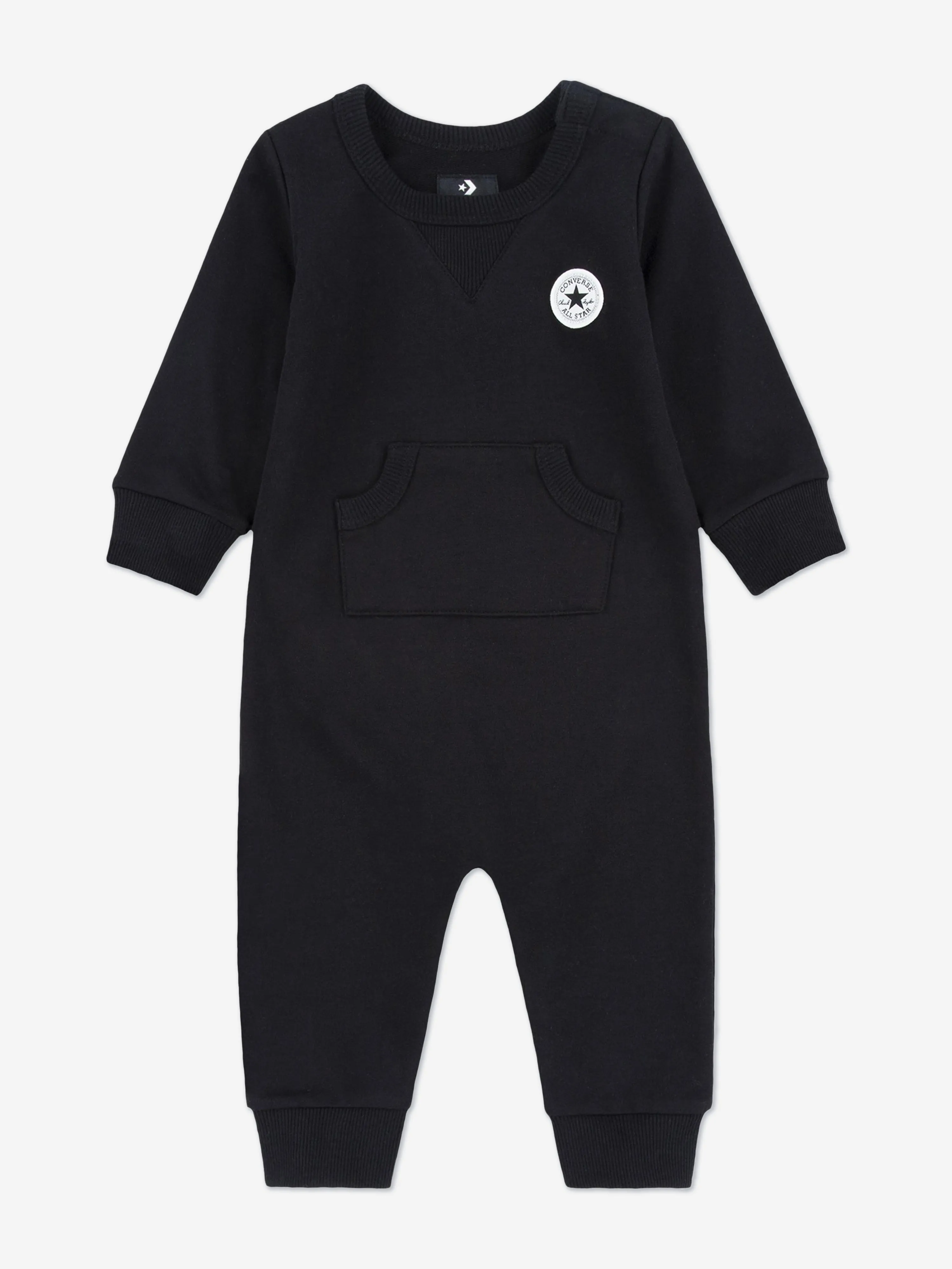 Baby Lil Chuck Romper Set in Black