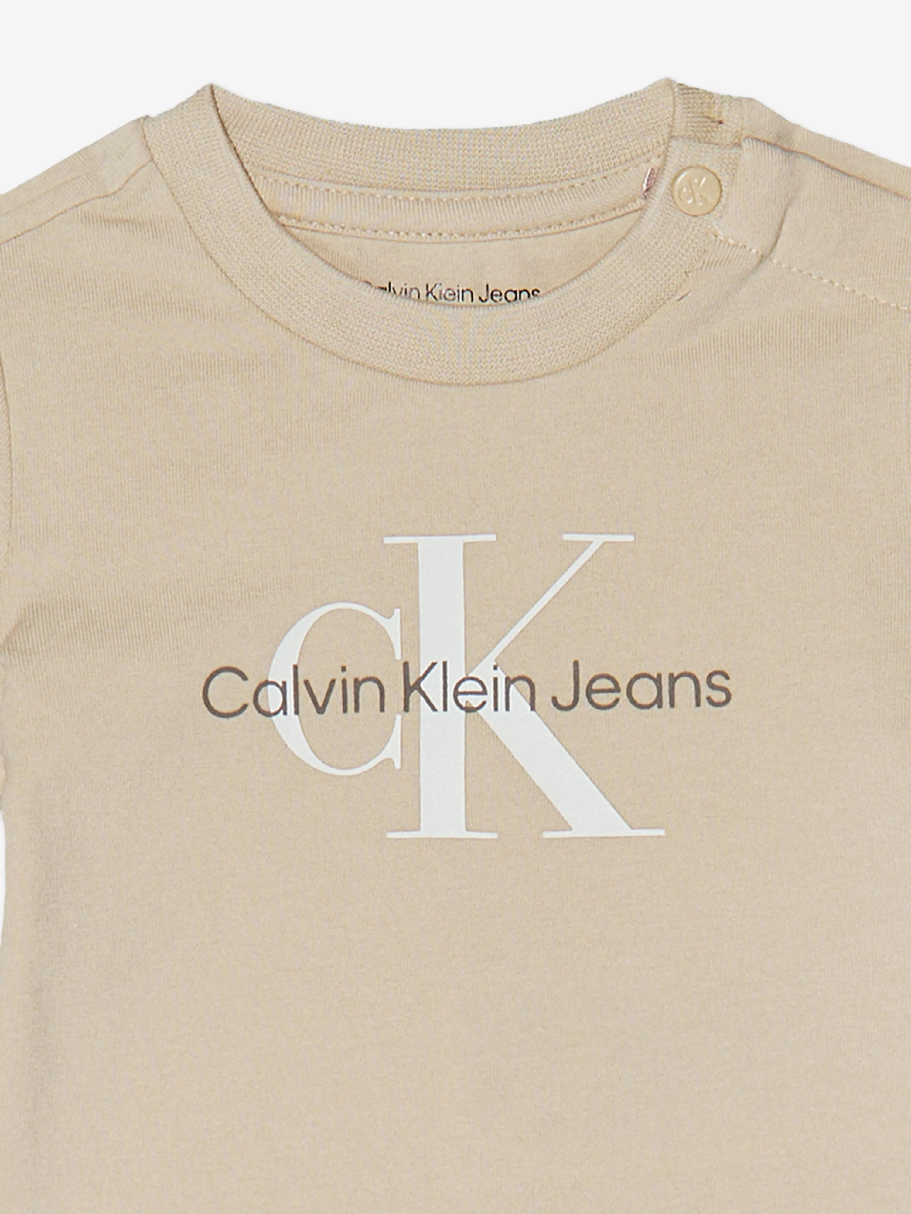 Baby Monogram T-Shirt in Beige