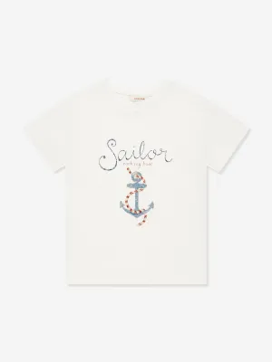 Boys Era Sailor T-Shirt in Ivory