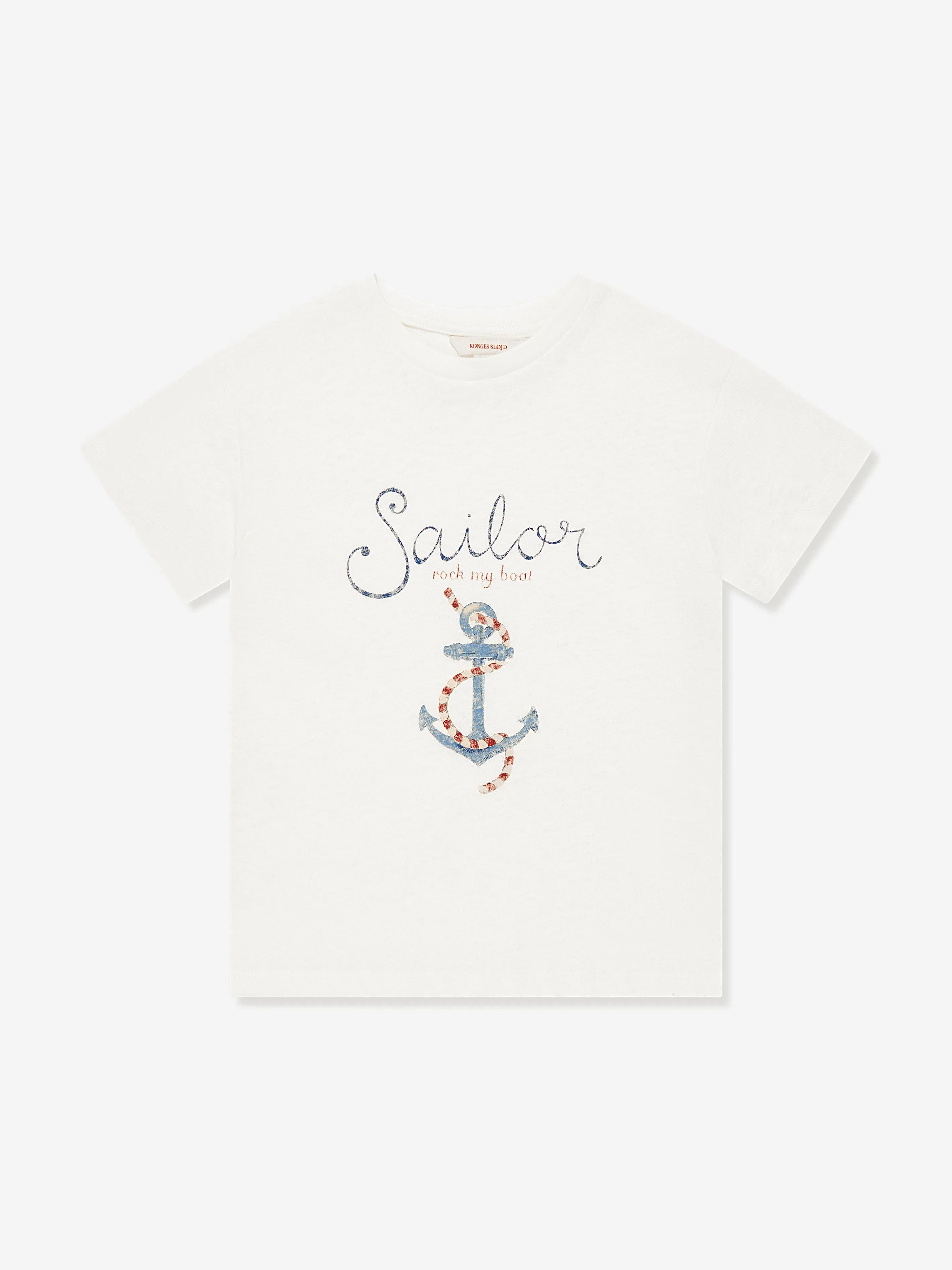 Boys Era Sailor T-Shirt in Ivory