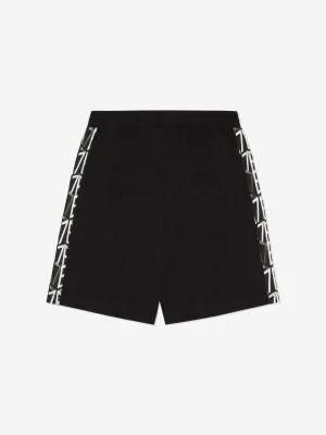 Boys Logo Bermuda Shorts in Black