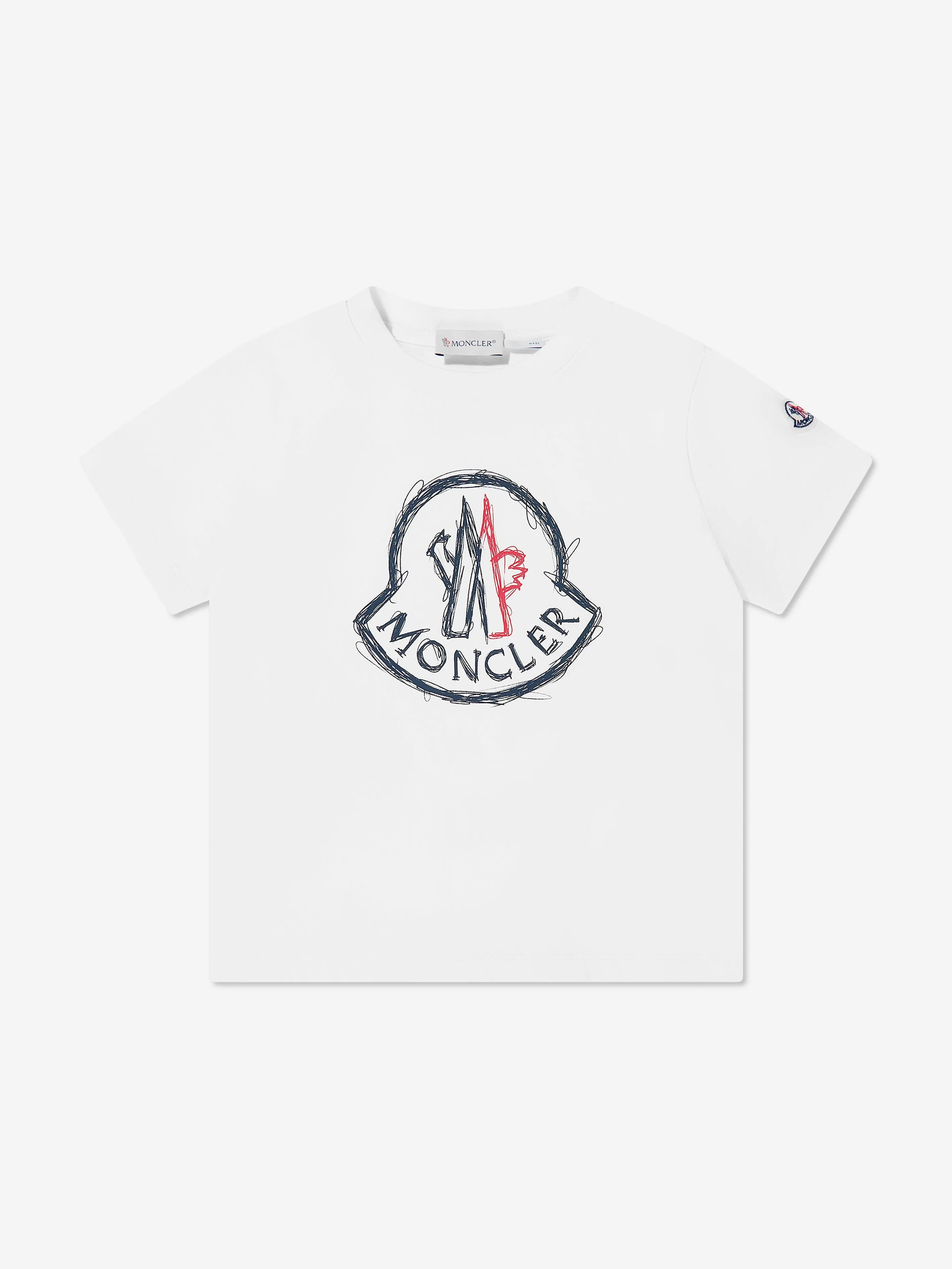 Boys Logo T-Shirt in Ivory