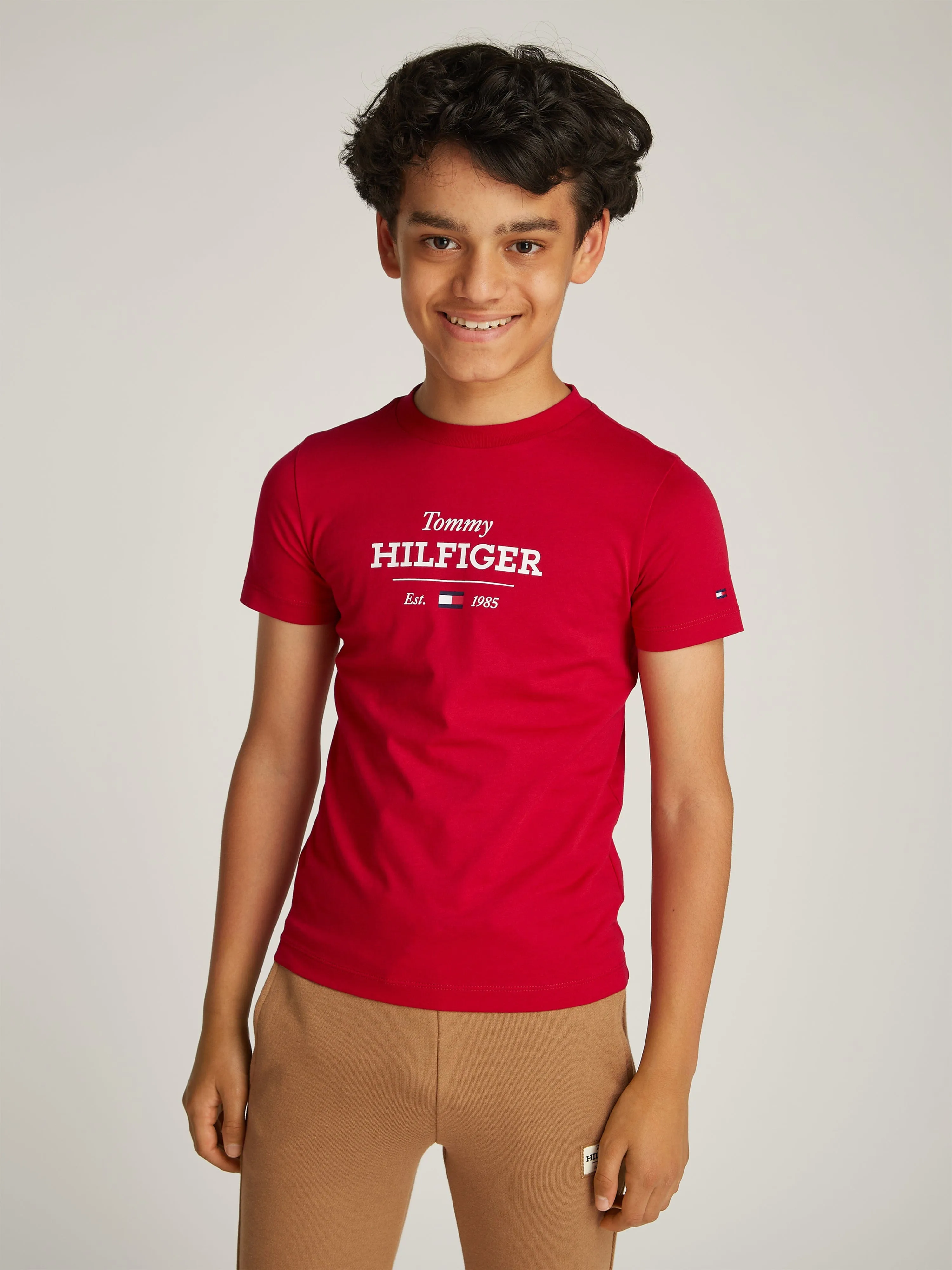 Boys Monotype 1985 Regular T-Shirt in Red
