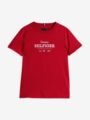 Boys Monotype 1985 Regular T-Shirt in Red