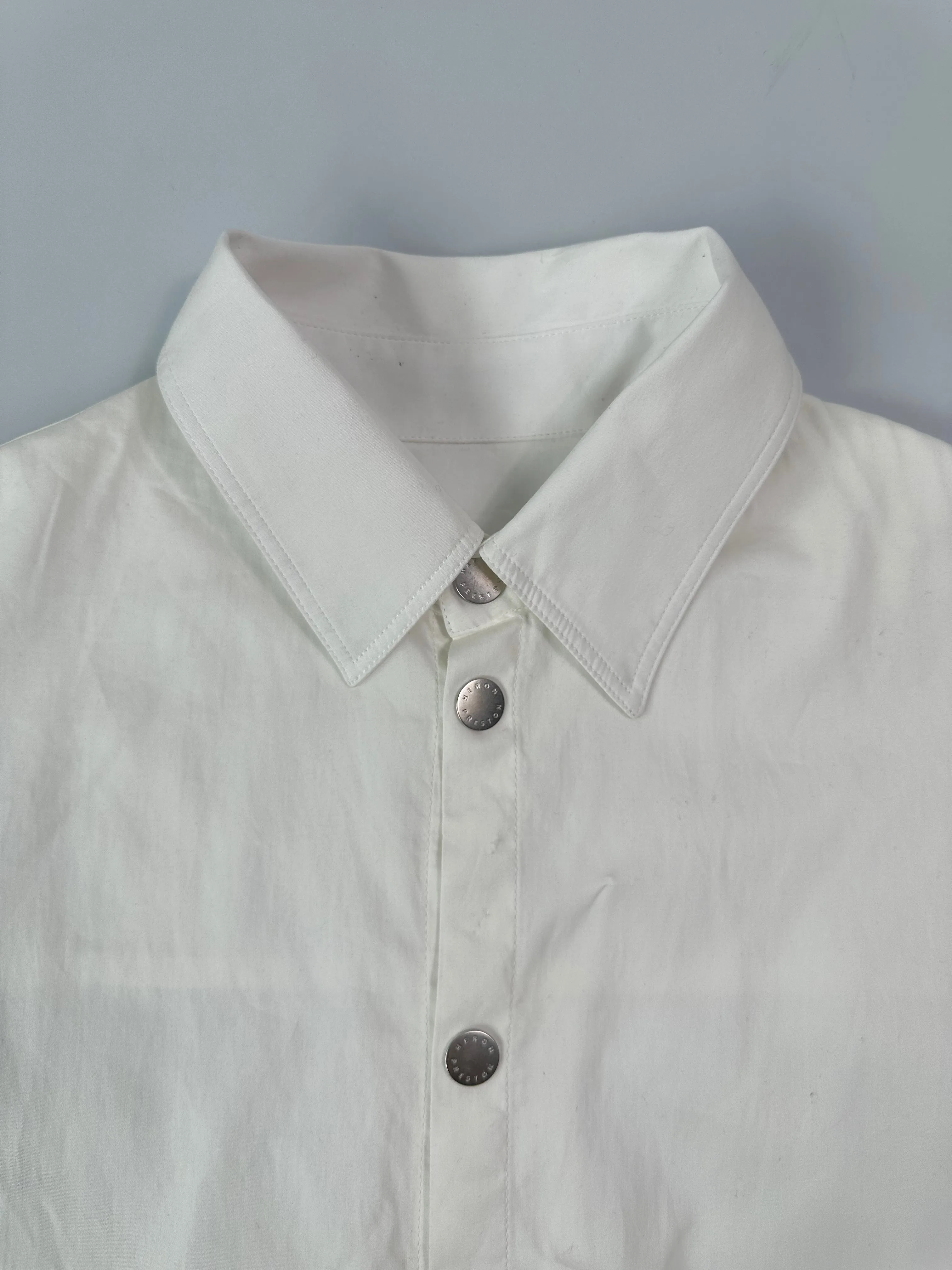Camicia Propeline Tape Shirt Bianca Con Dettagli Rossi E Grigi