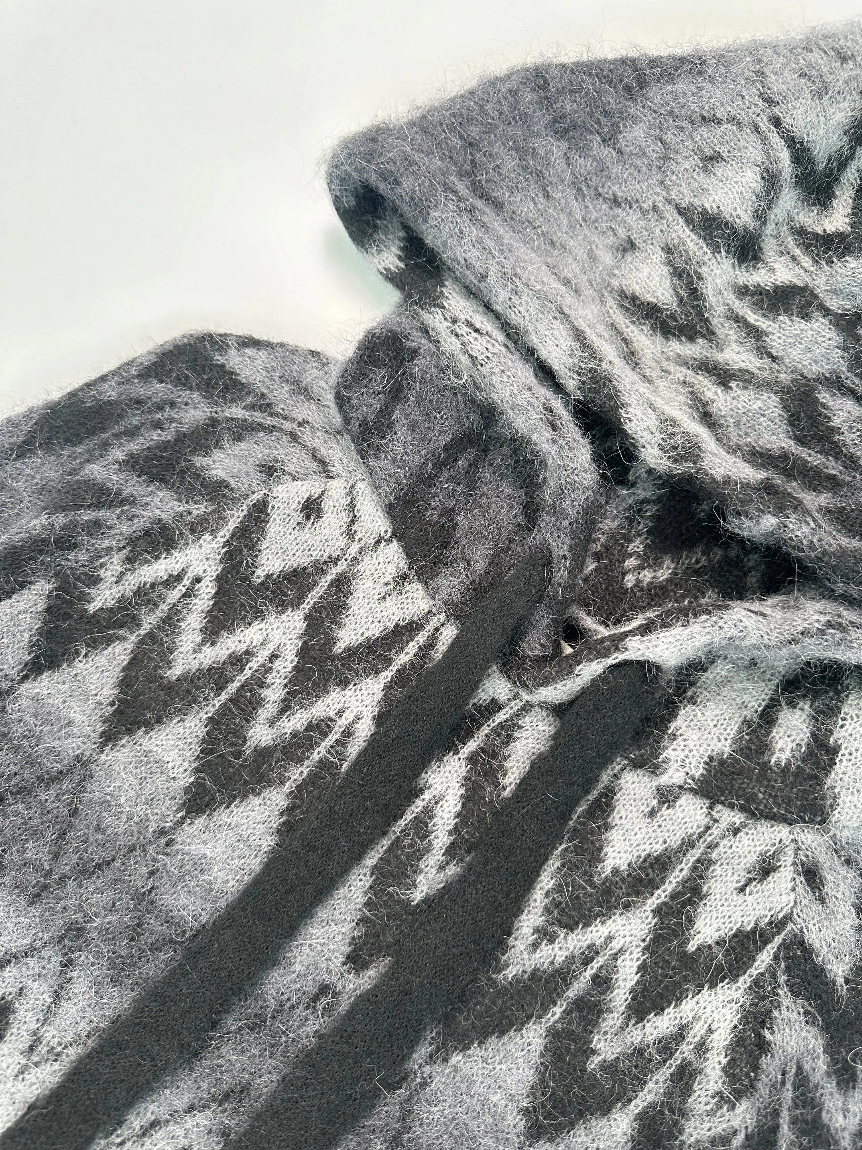 Cappucio Jacquard Dégradé