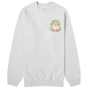 Casablanca Grey Logo Sweatshirt