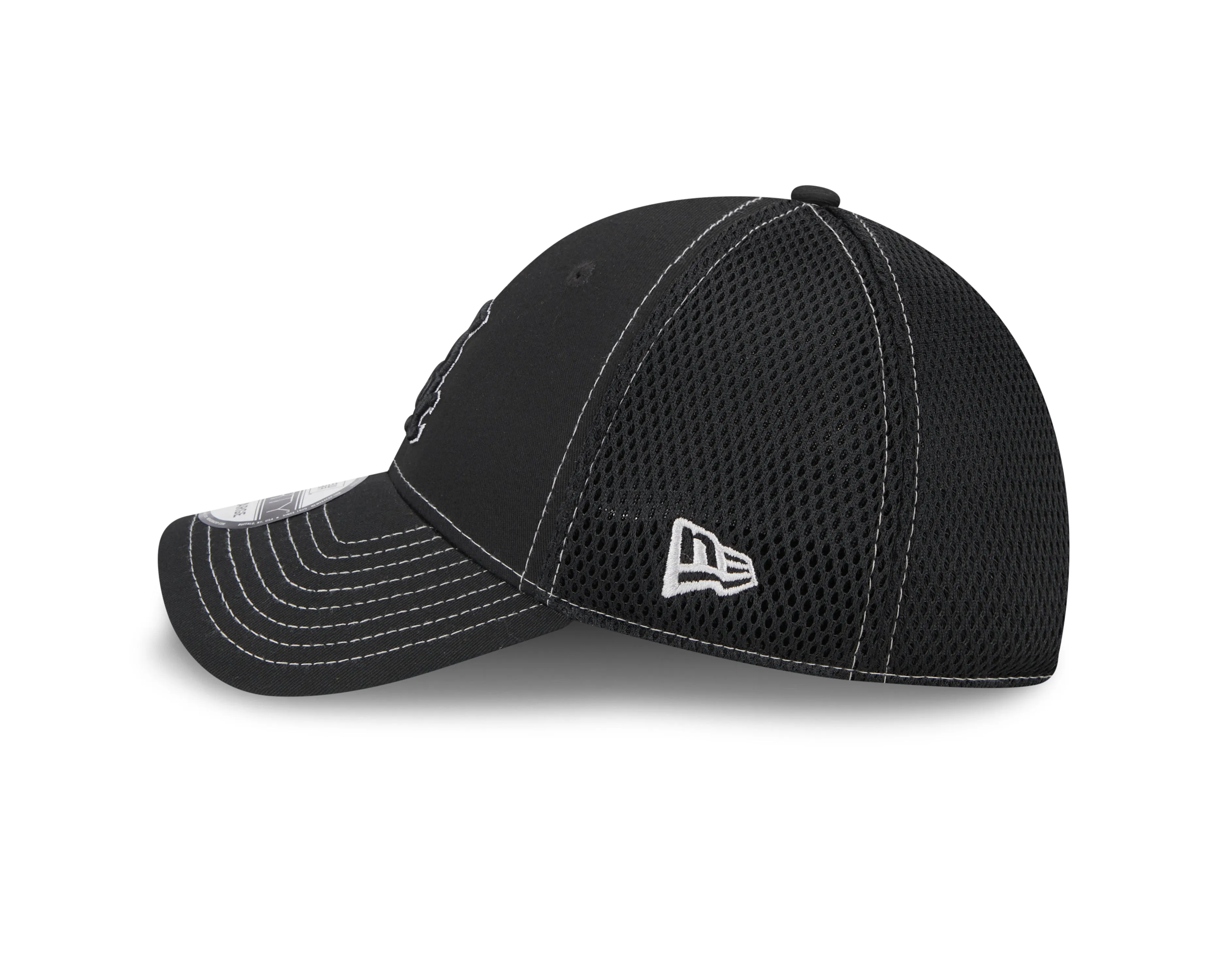 Chicago White Sox Black Team 39THIRTY Pop Neo Flex Fit Hat By New Era