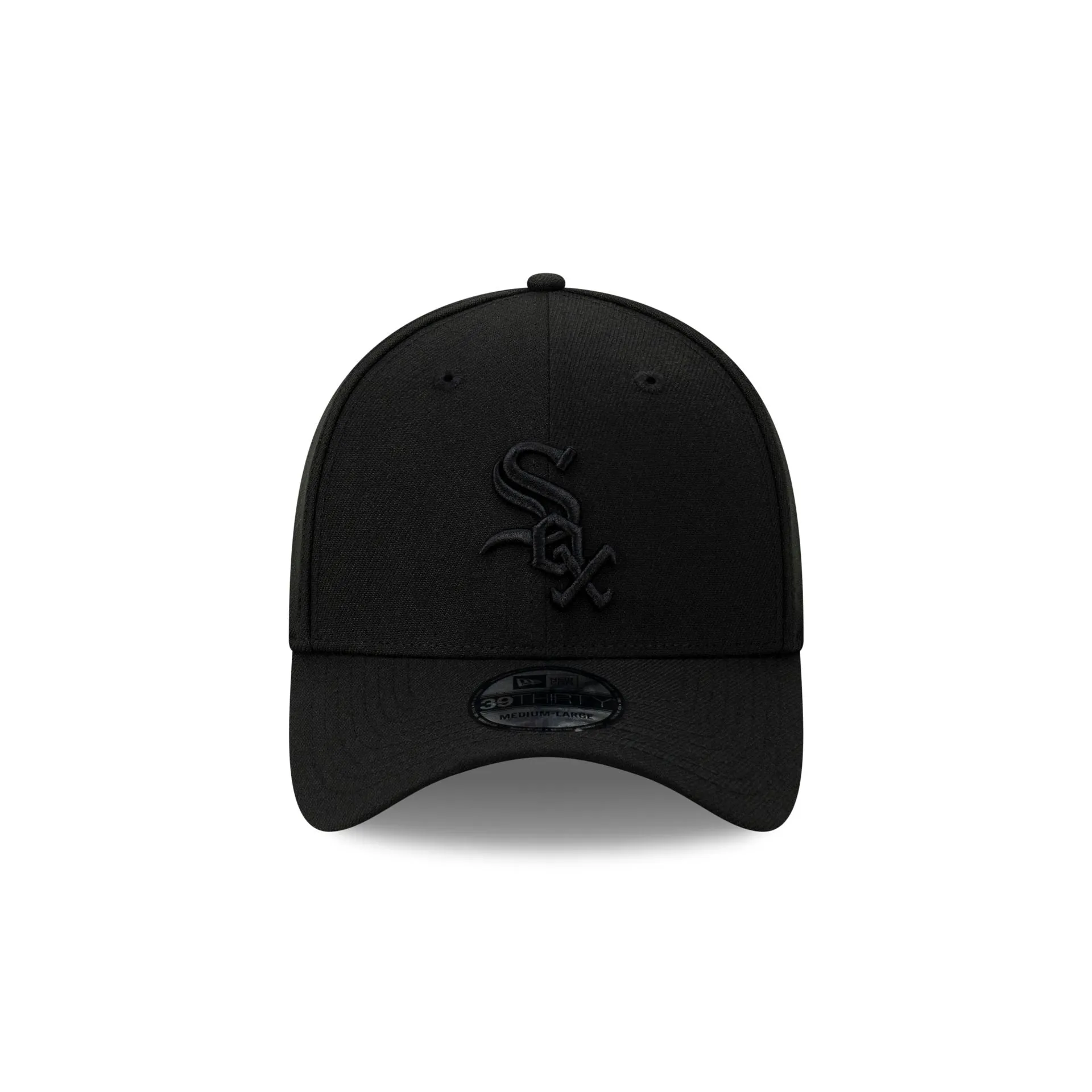 Chicago White Sox MLB Essentials Black on Black 39THIRTY Fitted
