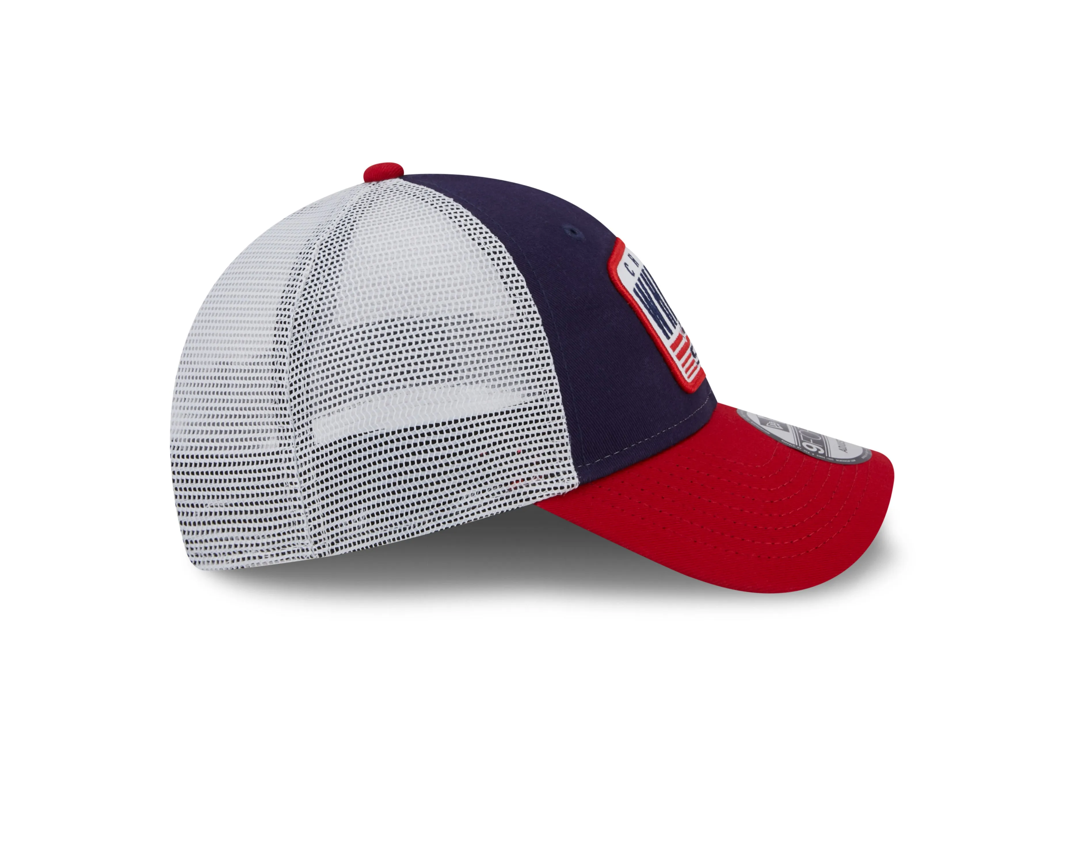 Chicago White Sox New Era 2 Tone Navy/Red Patch Trucker 9FORTY Adjustable Hat