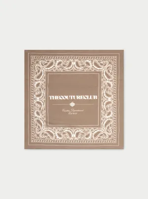COPYRIGHT PAISLEY BANDANA - BROWN