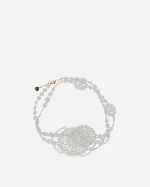 Cotton Lace Bracelet Off White