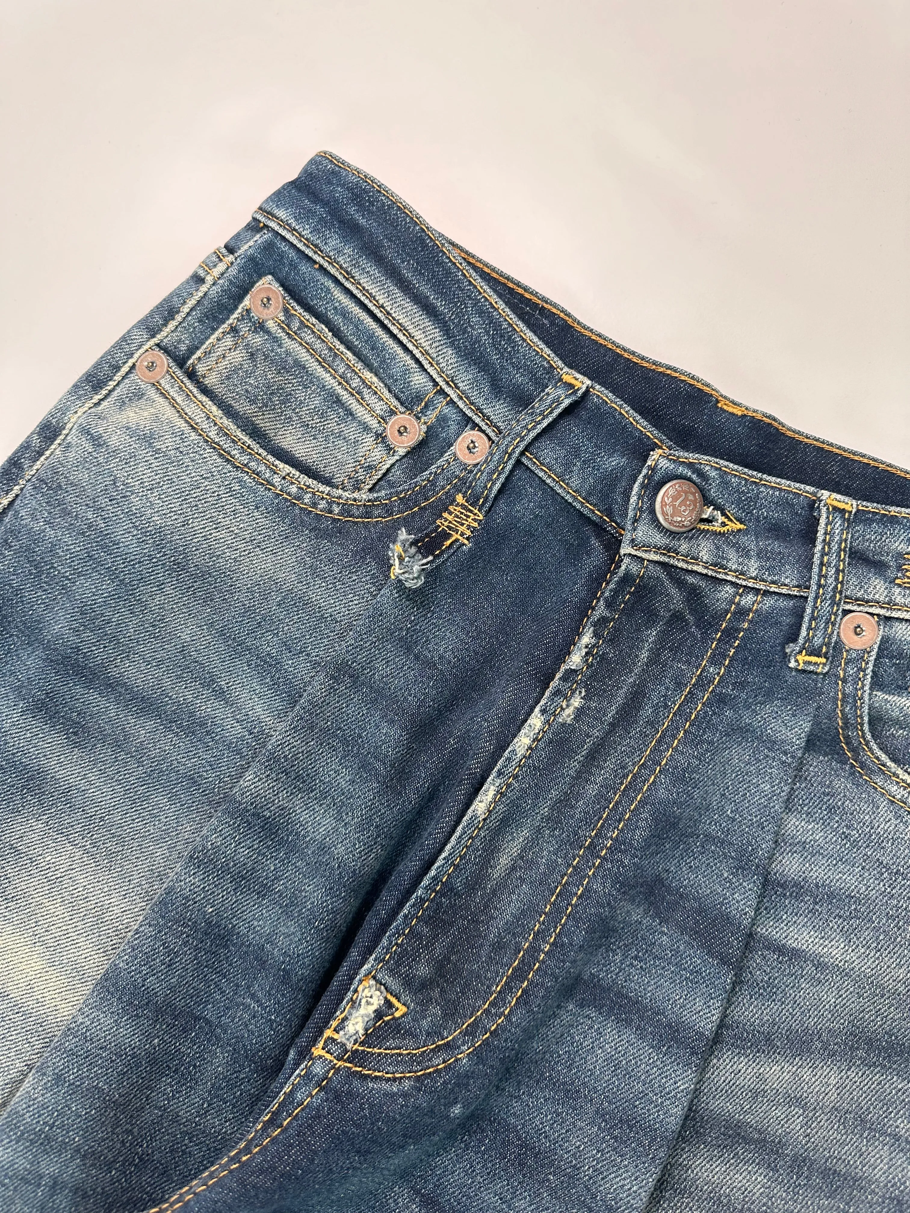 Damon Jeans Plissettato