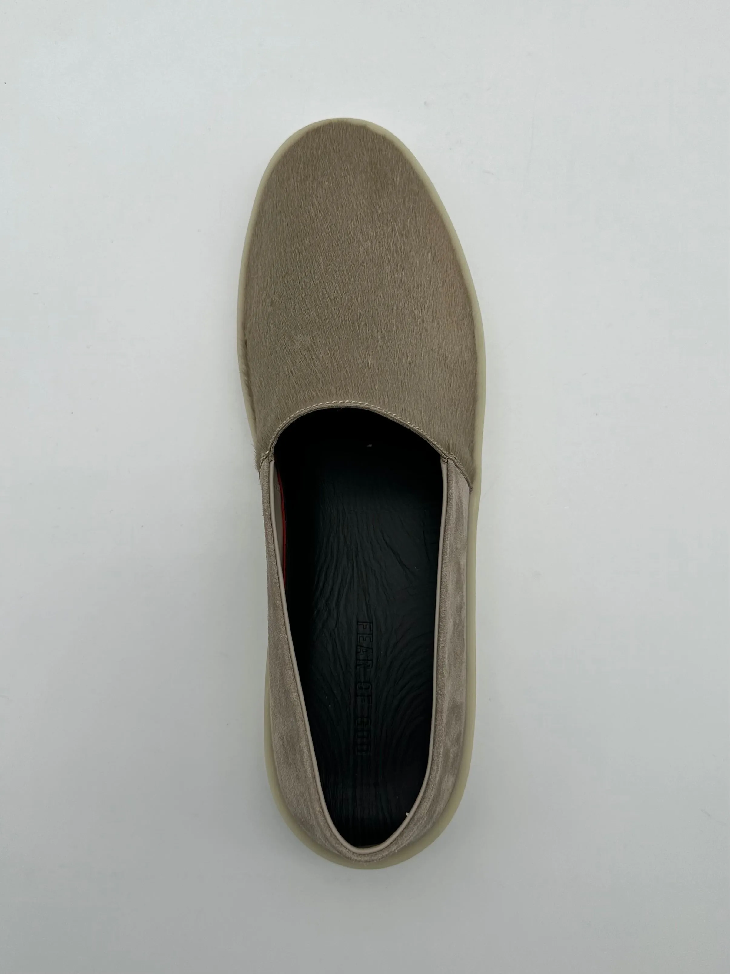 Espadrillas Taupe In Suede Con Dettagli In Cavallino