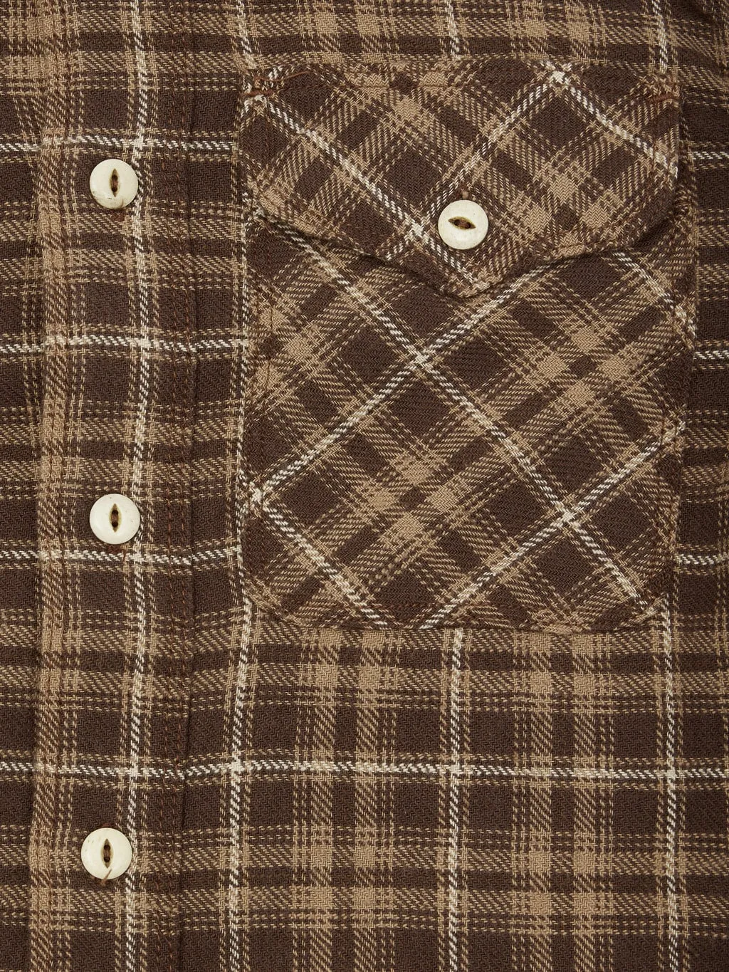 Freenote Cloth Wells Shirt Brown