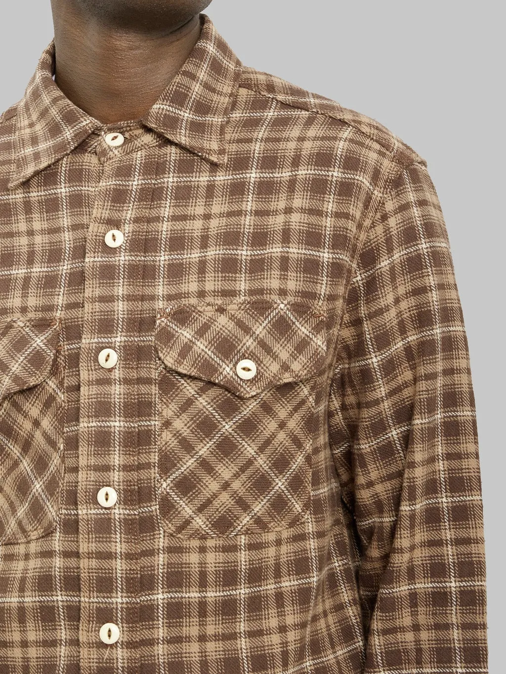 Freenote Cloth Wells Shirt Brown