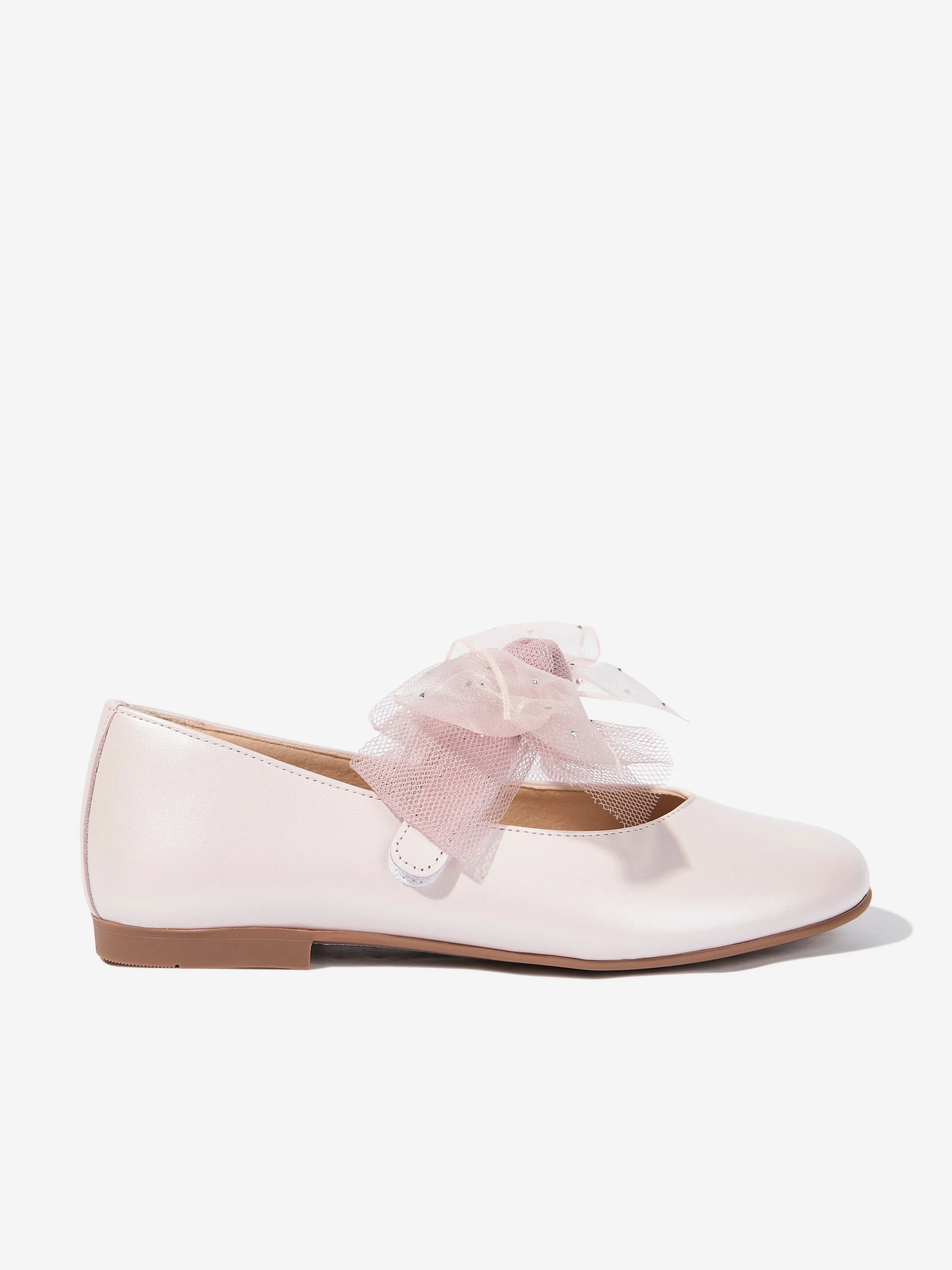 Girls Bow Shoes in Pink