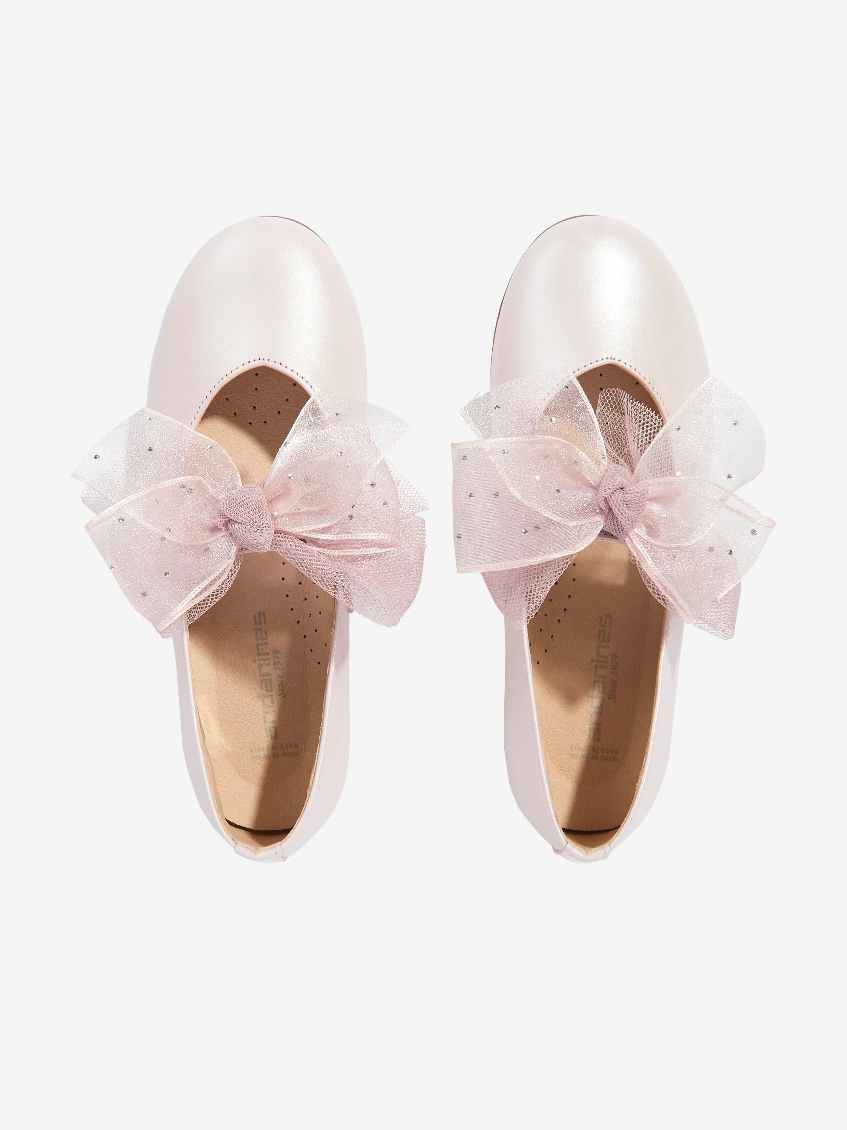 Girls Bow Shoes in Pink