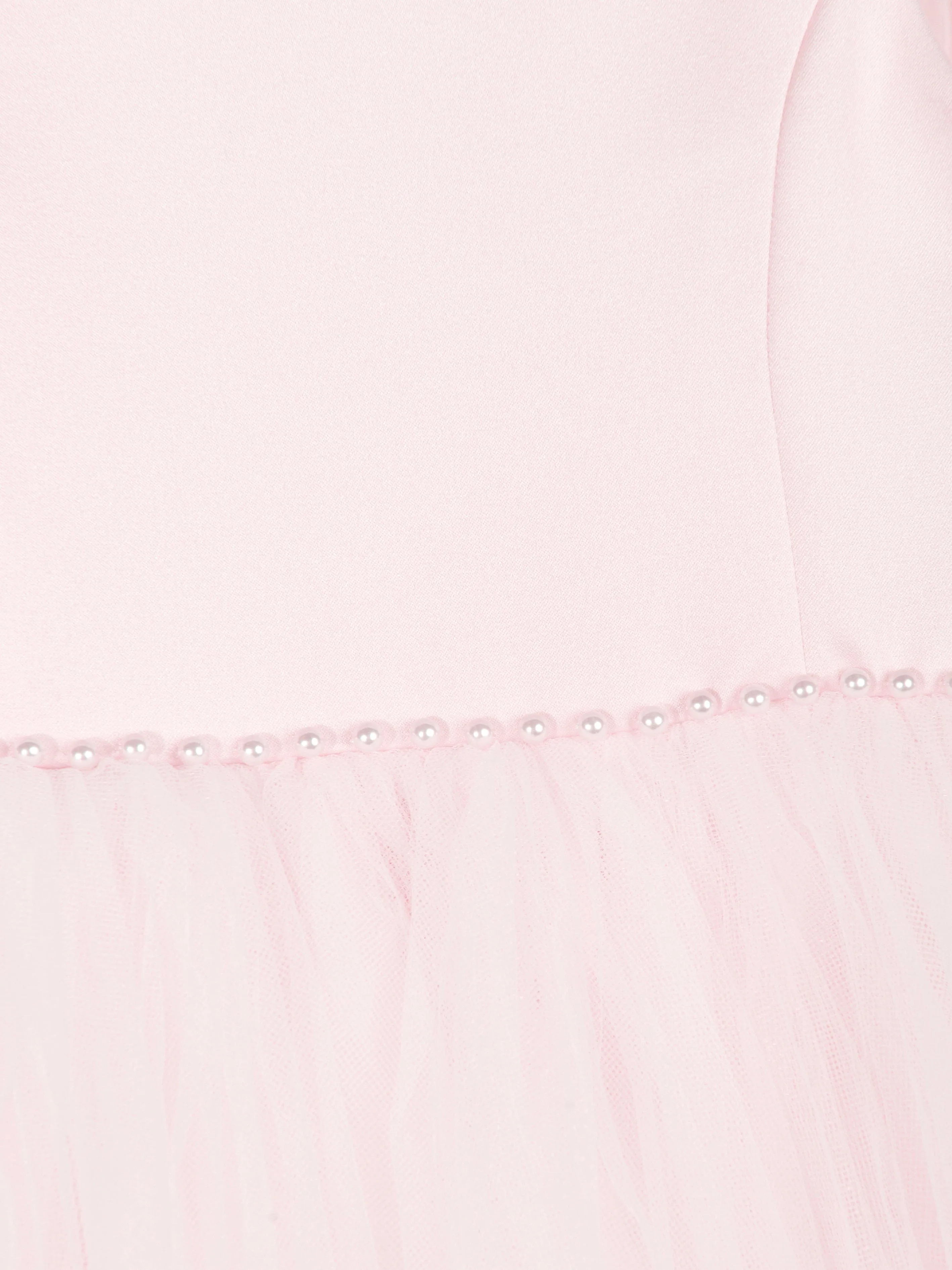 Girls Ceremonial Ballerina Length Dress in Pink