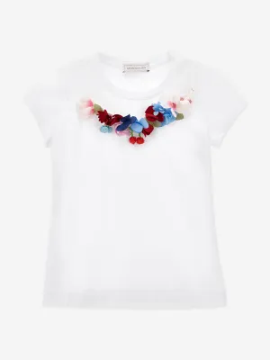 Girls Flower and Fruit T-Shirt in White