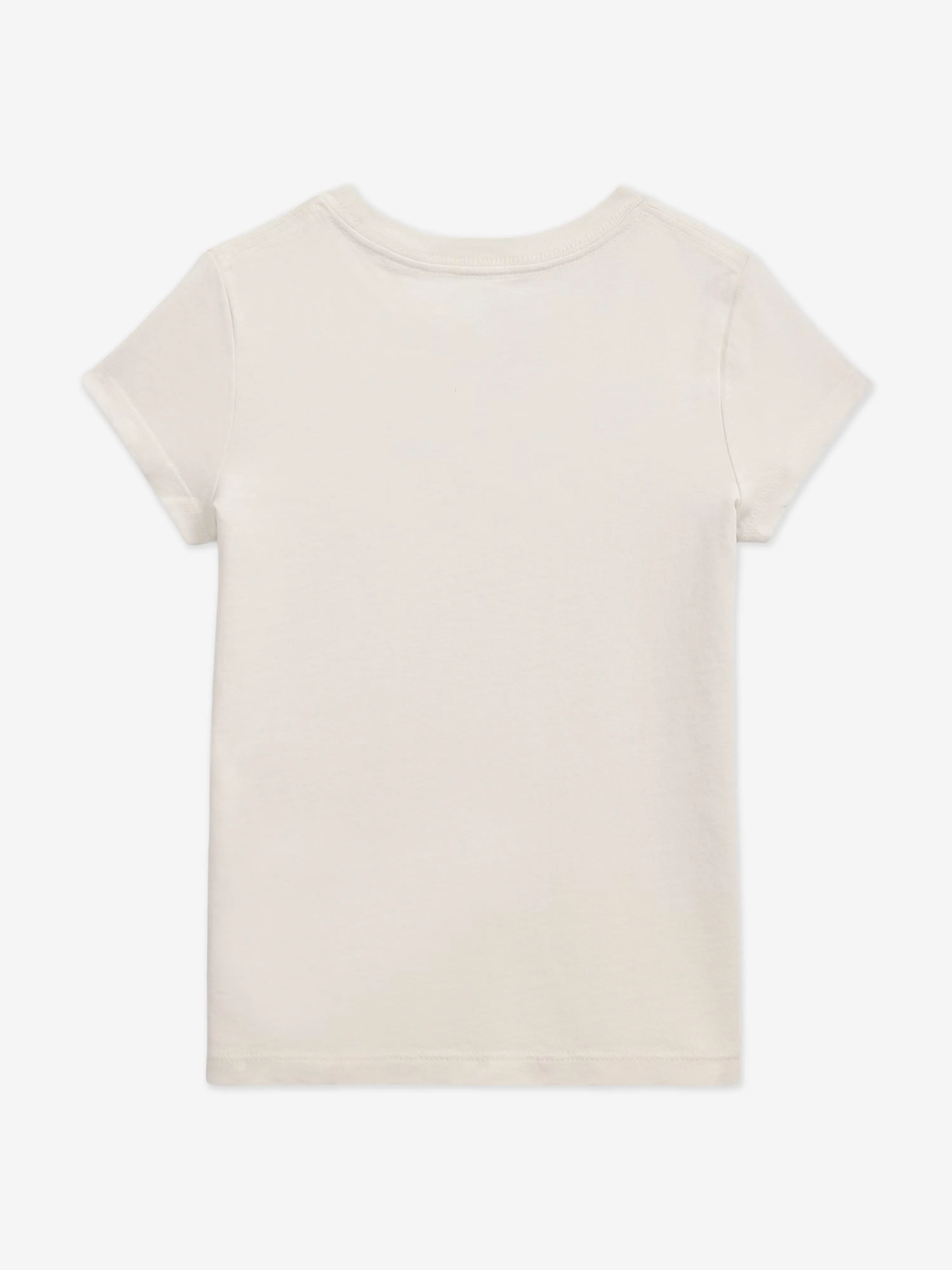 Girls Jersey Flag T-Shirt in White
