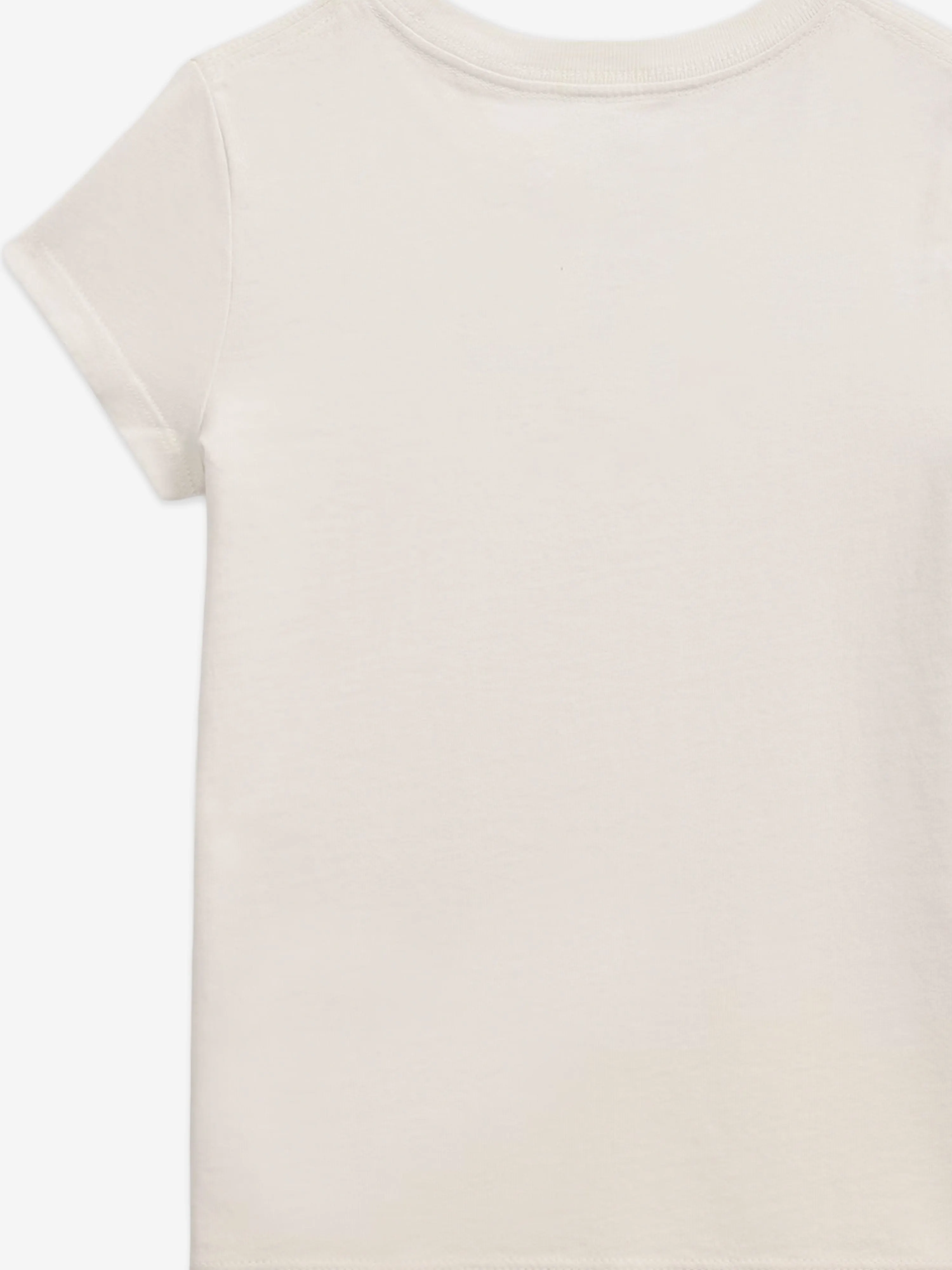 Girls Jersey Flag T-Shirt in White