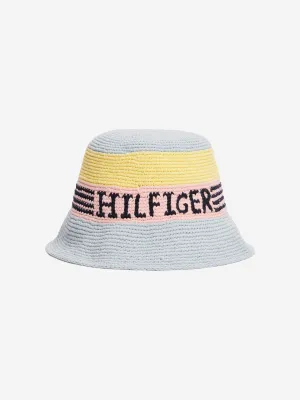 Girls Summer Prep Crochet Hat in Blue