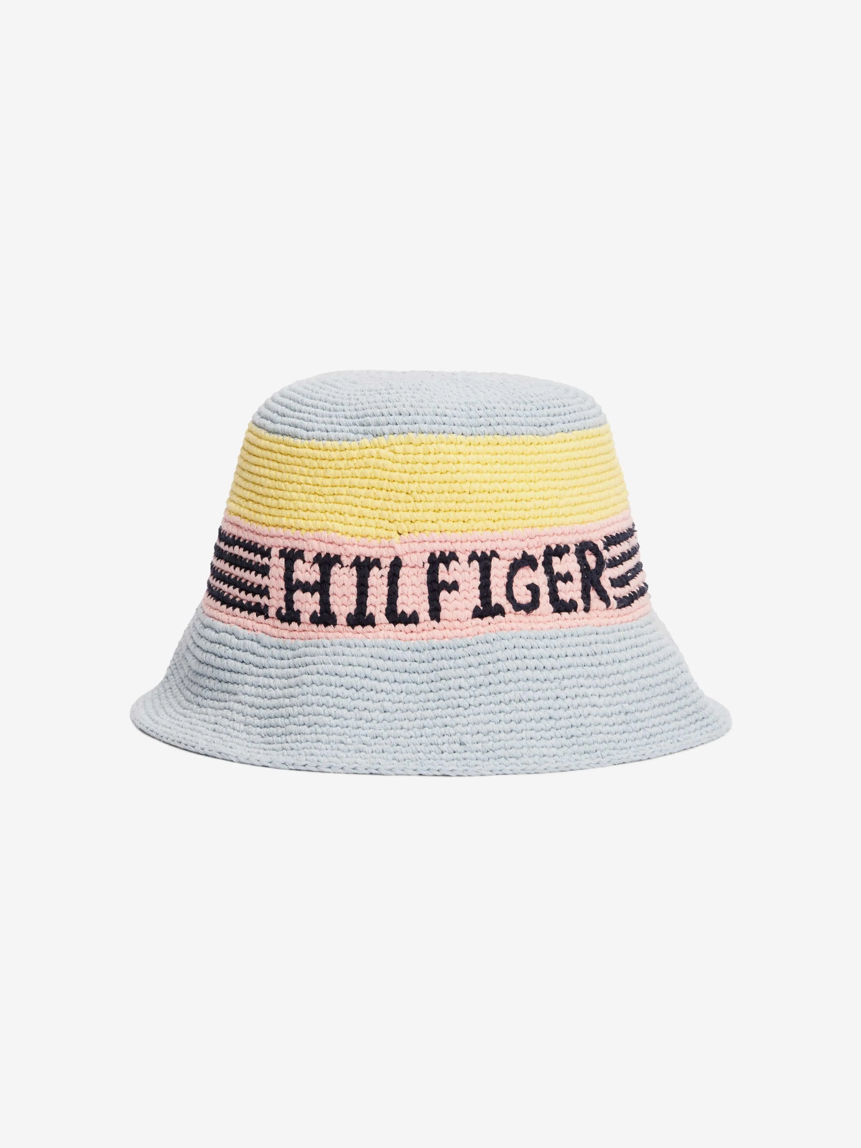 Girls Summer Prep Crochet Hat in Blue
