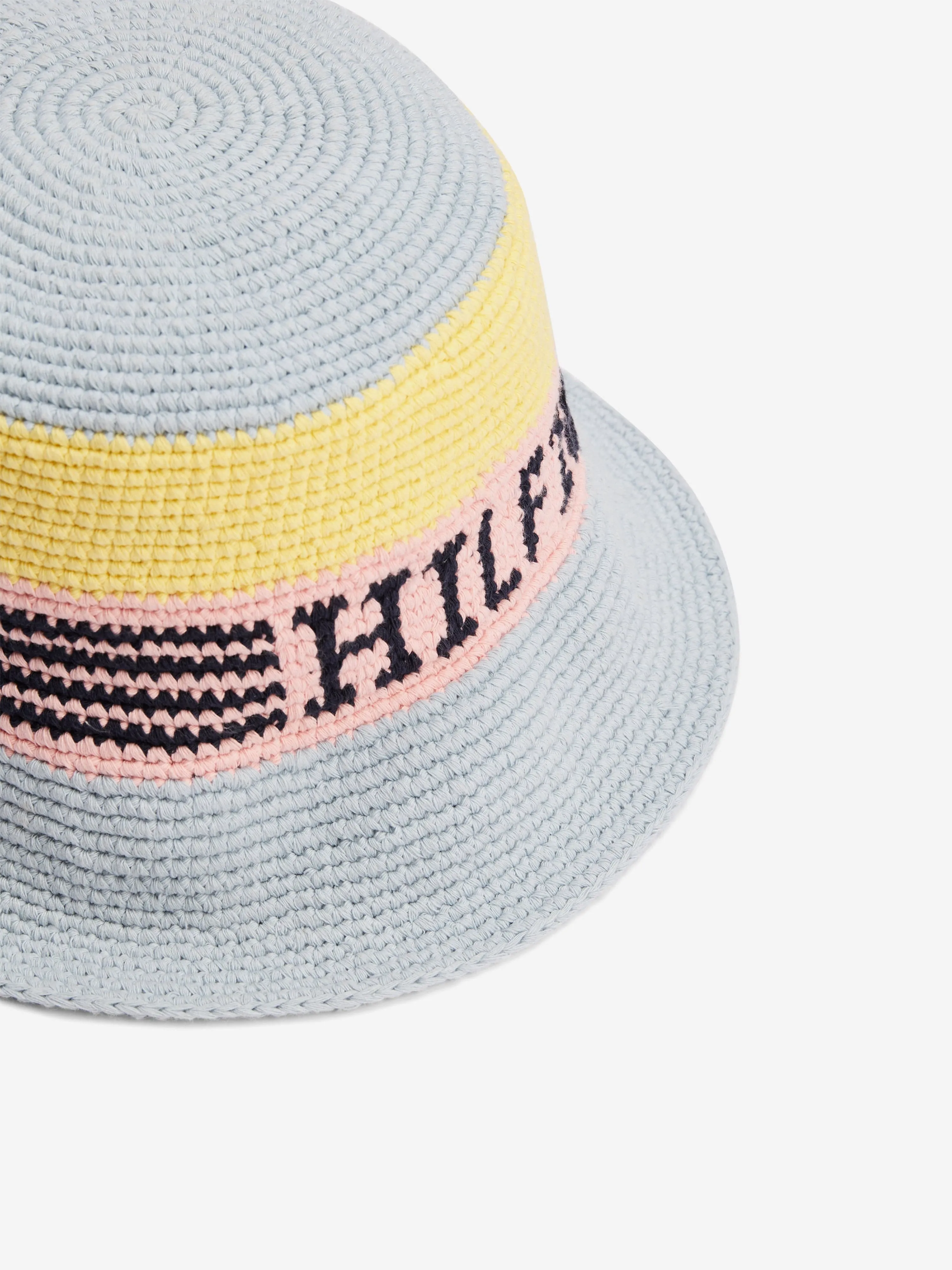 Girls Summer Prep Crochet Hat in Blue