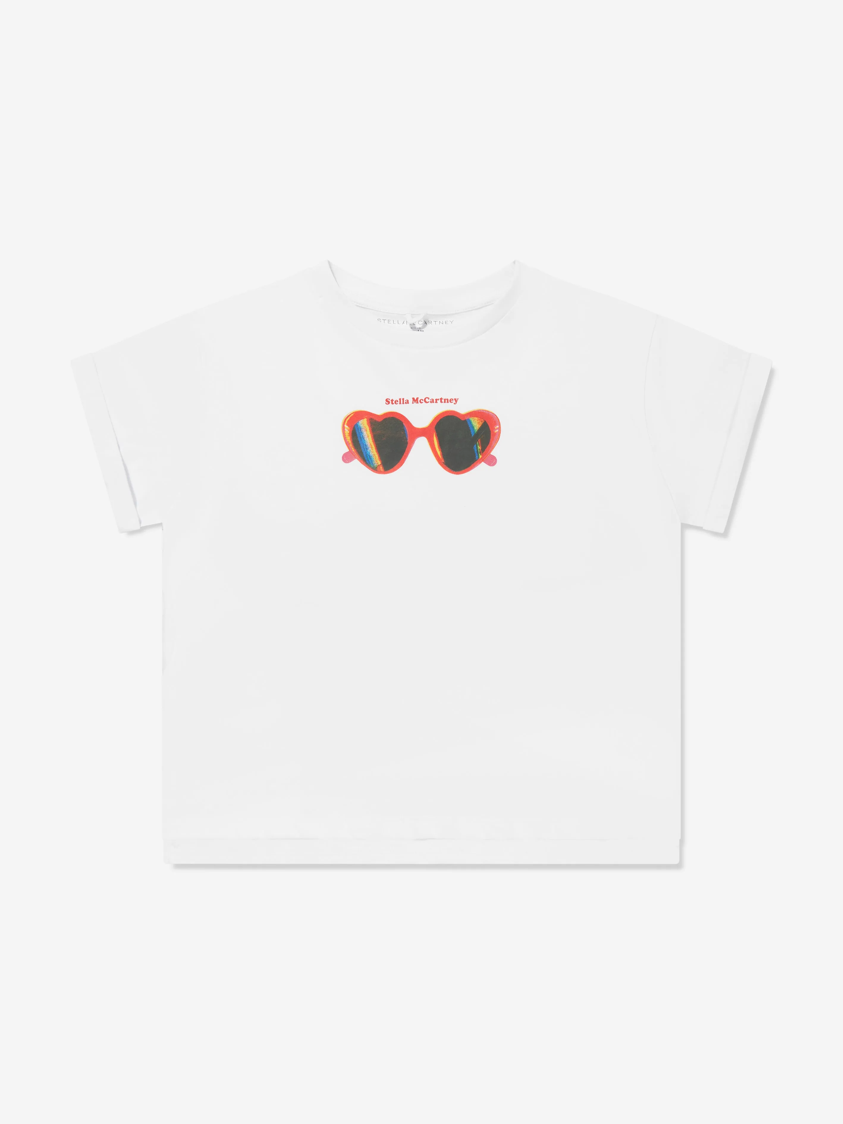 Girls Sunglasses T-Shirt in White