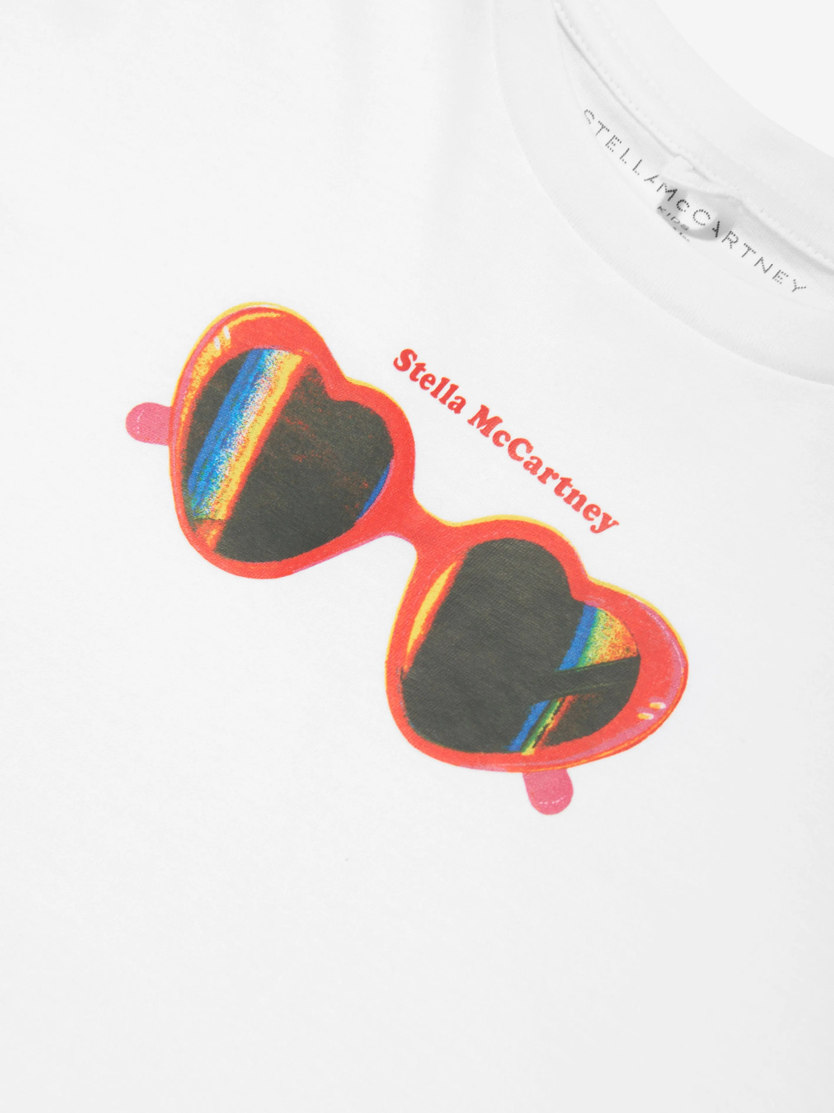 Girls Sunglasses T-Shirt in White