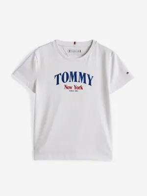 Girls Varsity Regular T-Shirt in White