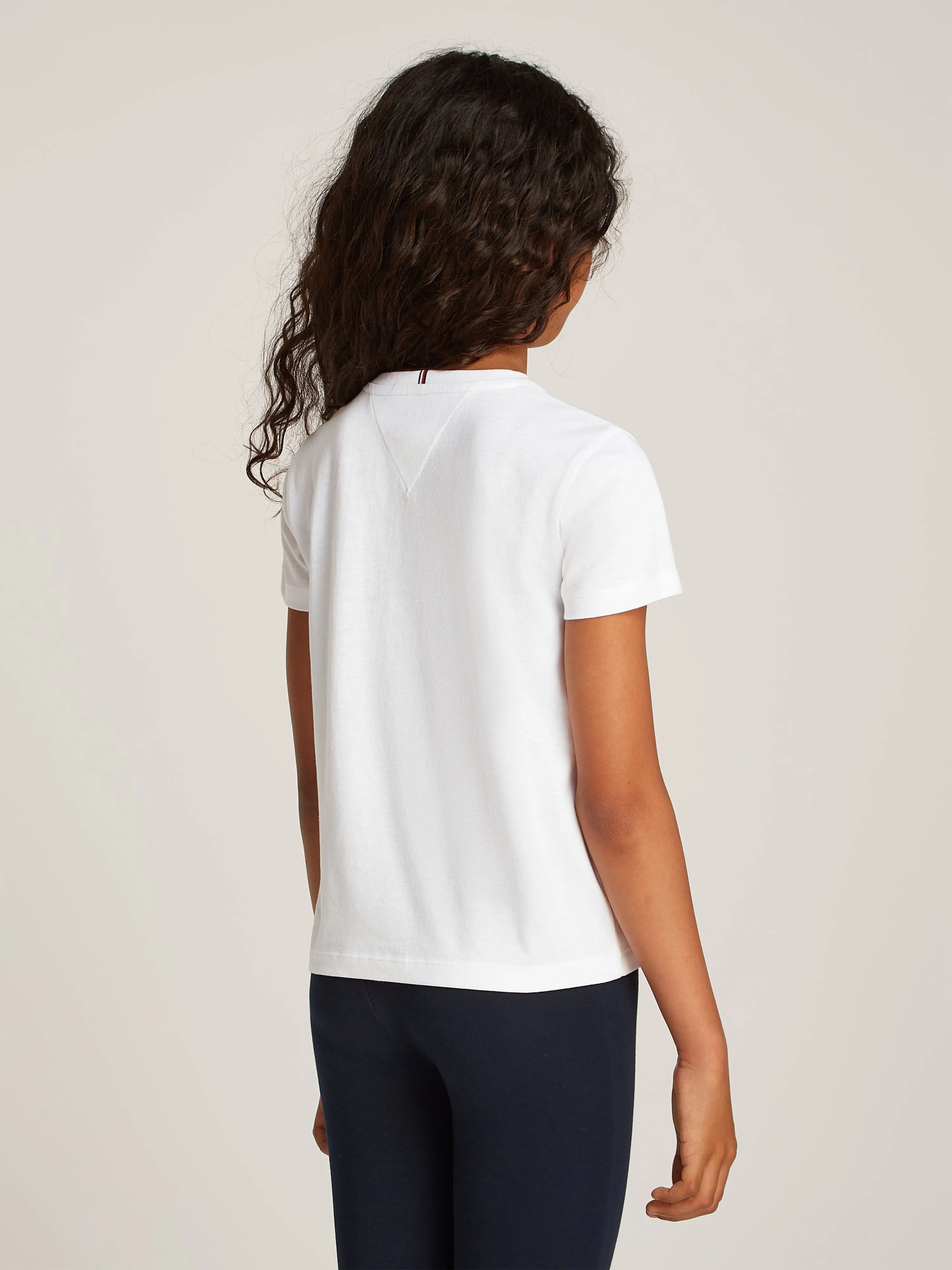 Girls Varsity Regular T-Shirt in White