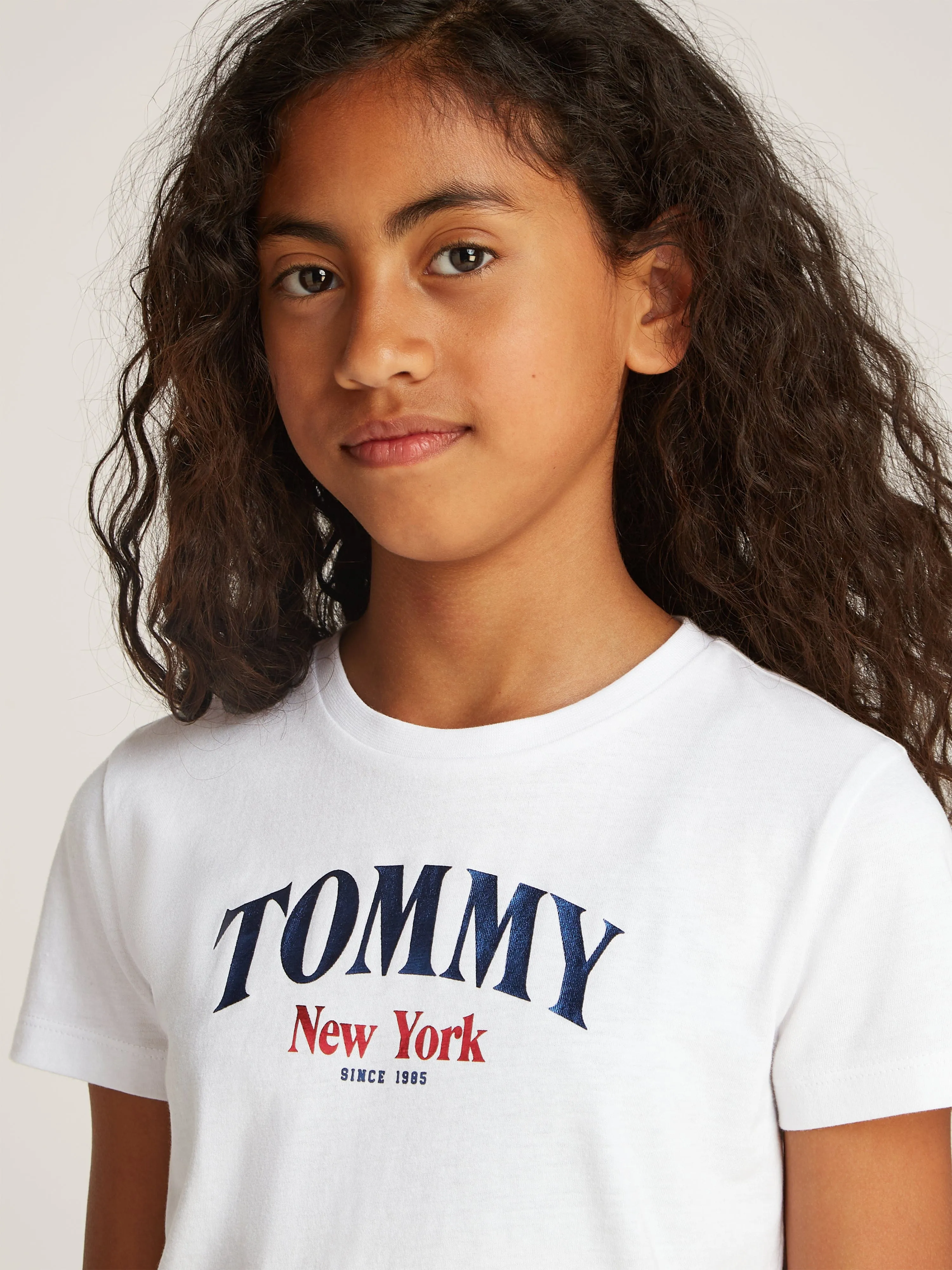Girls Varsity Regular T-Shirt in White
