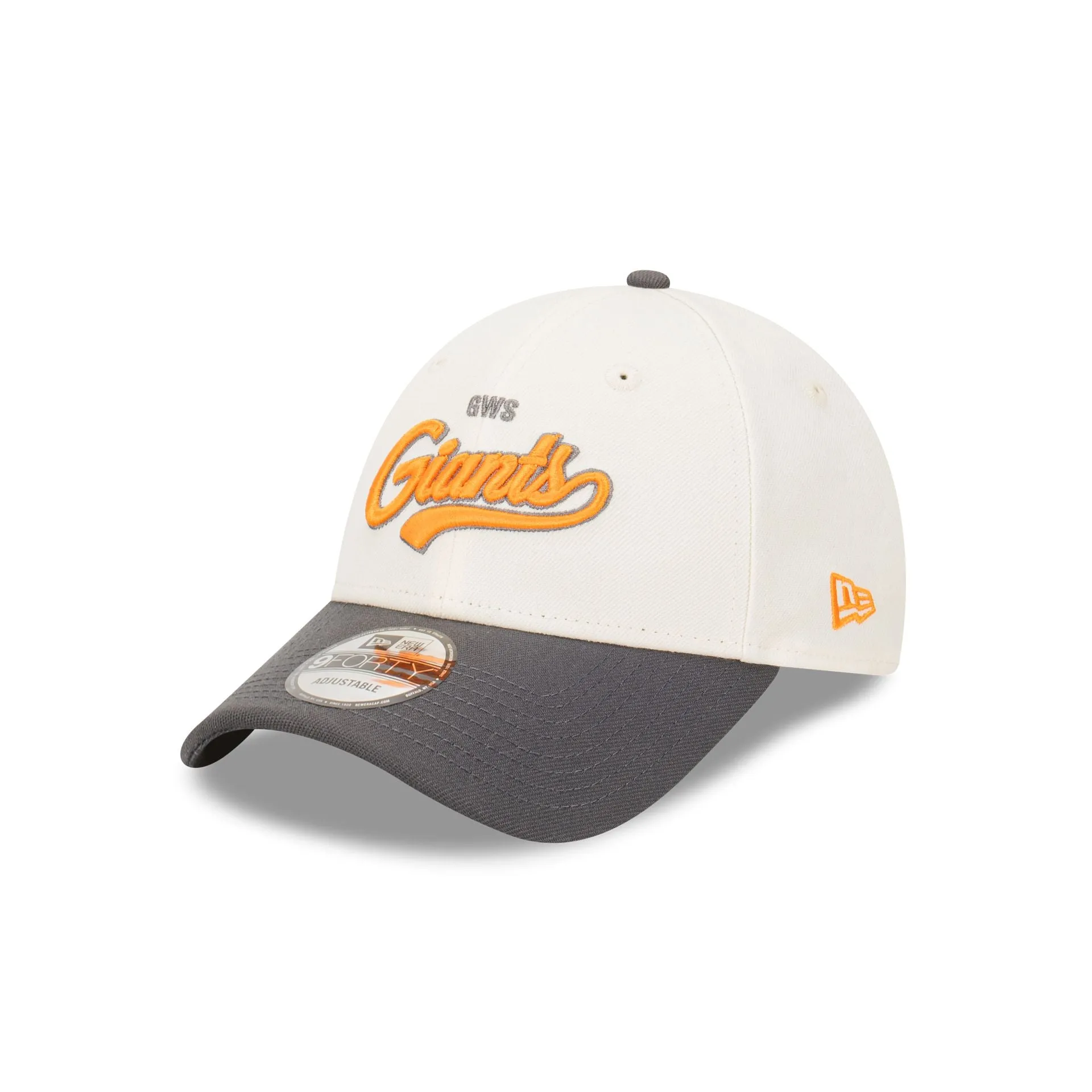 GWS Giants AFL Supporter Two-Tone Script 9FORTY Snapback
