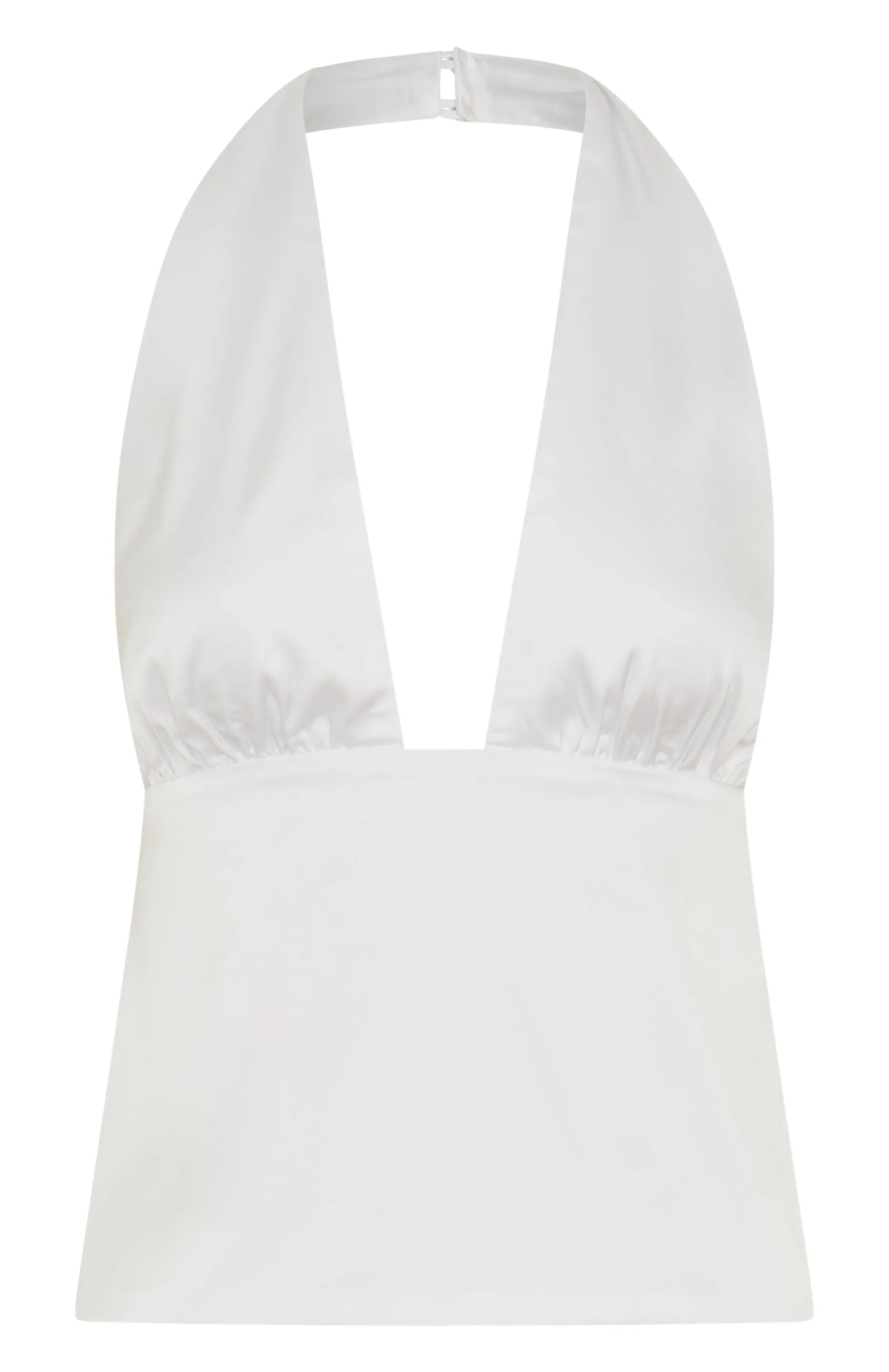 Here For Me Halter Top White