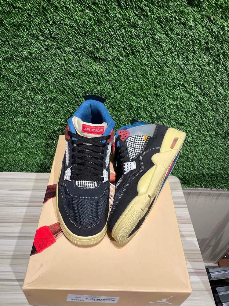 Jordan 4 Retro Union Off Noir Sz 11.5