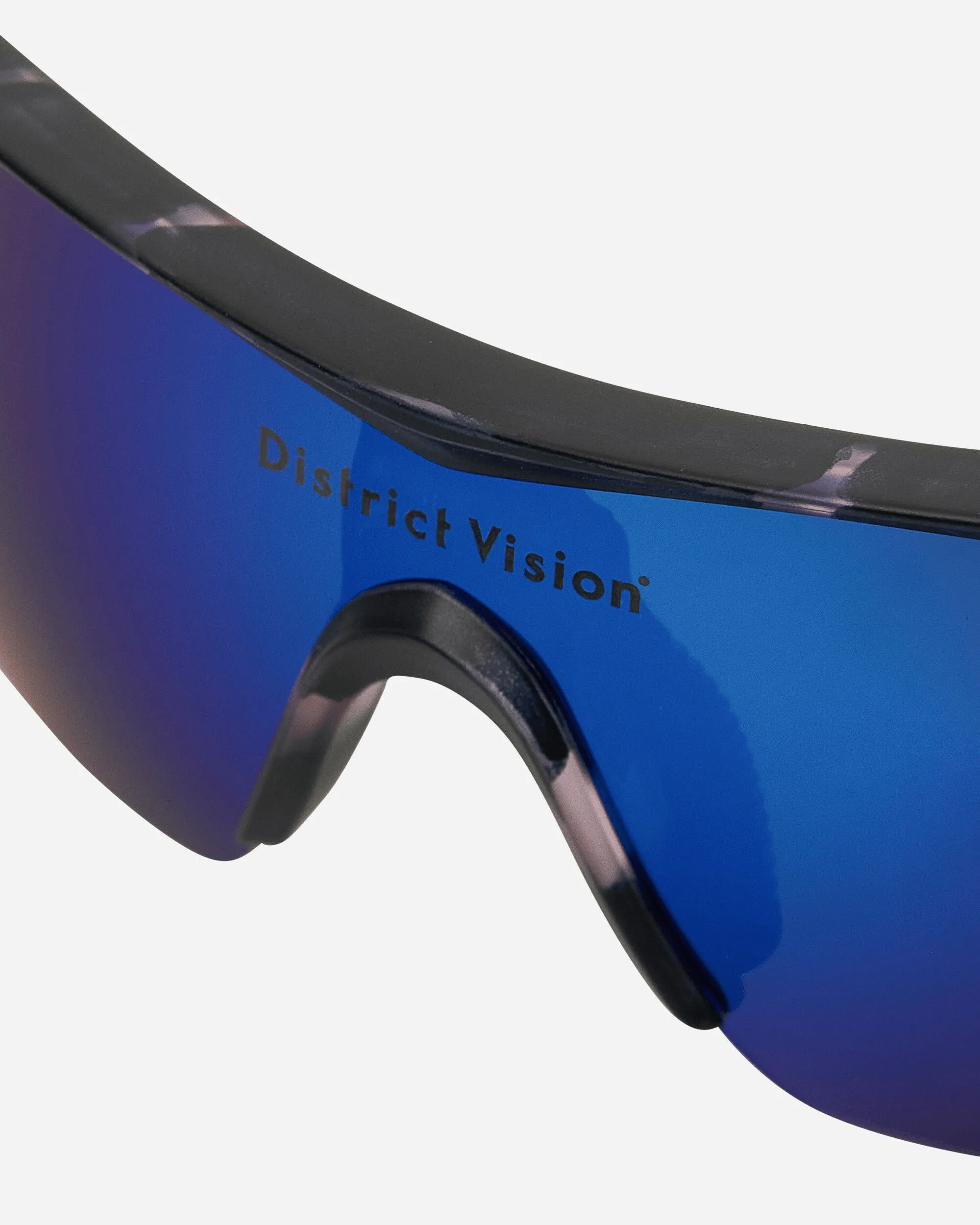 Junya Racer Sunglasses Navy Pink Mosaic / D  Blue